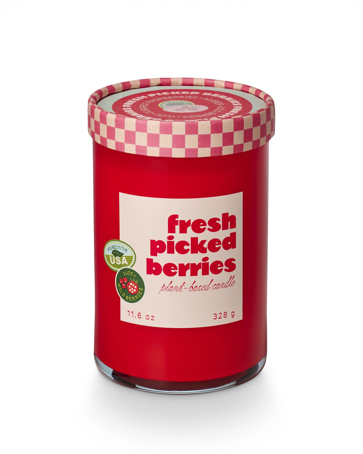 Fresh Picked Berries Farmers Market Candle