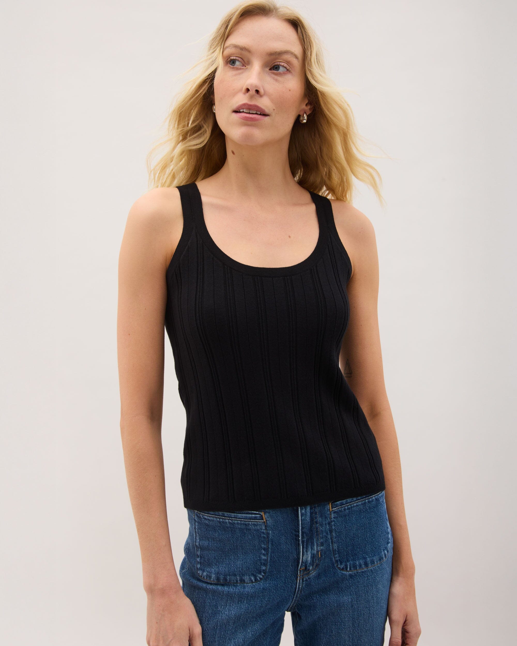 Richer Poorer - Monica Tank - Black - BLACK