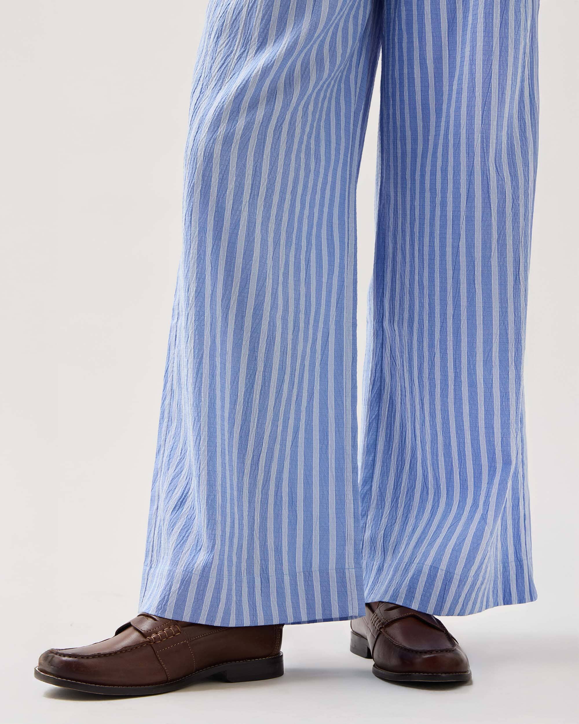 Richer Poorer - Palermo Pant - Oxford Blue Stripe -