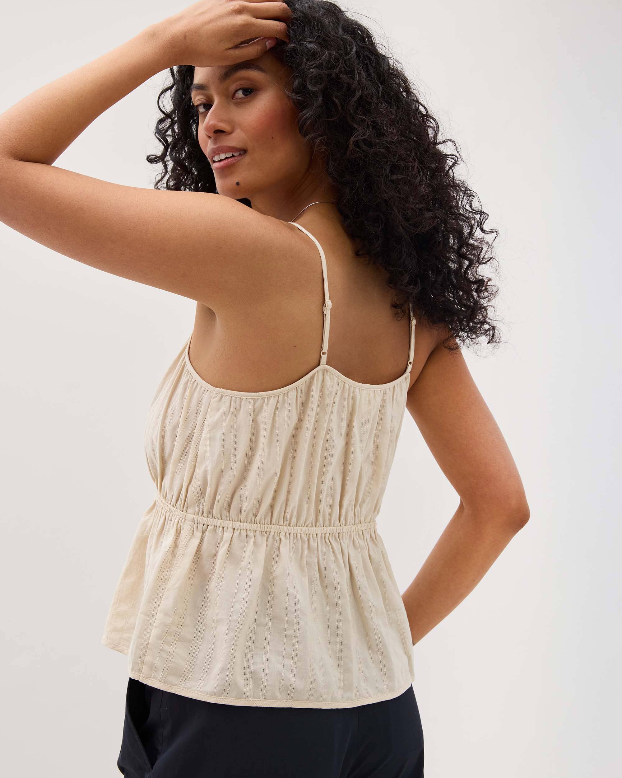 Richer Poorer - Isabella Tank - Oat Milk -