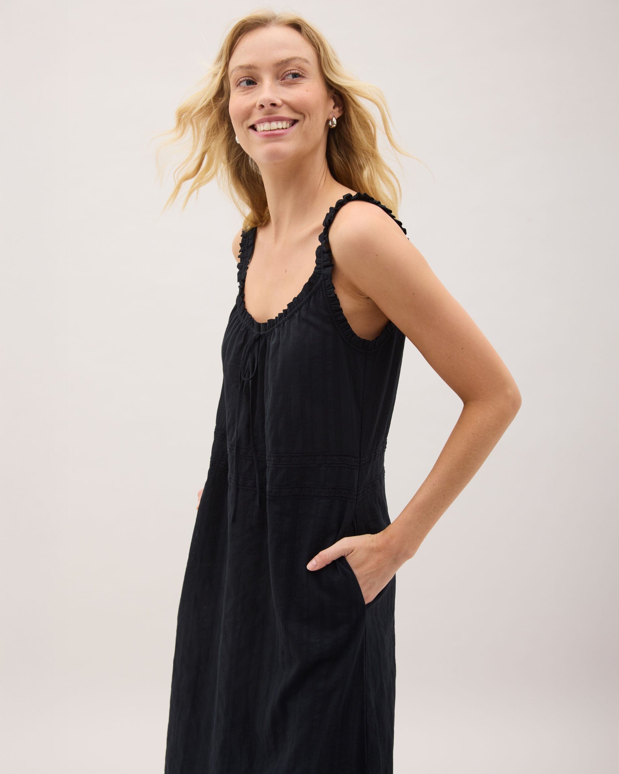 Richer Poorer - Florence Sundress - Black -