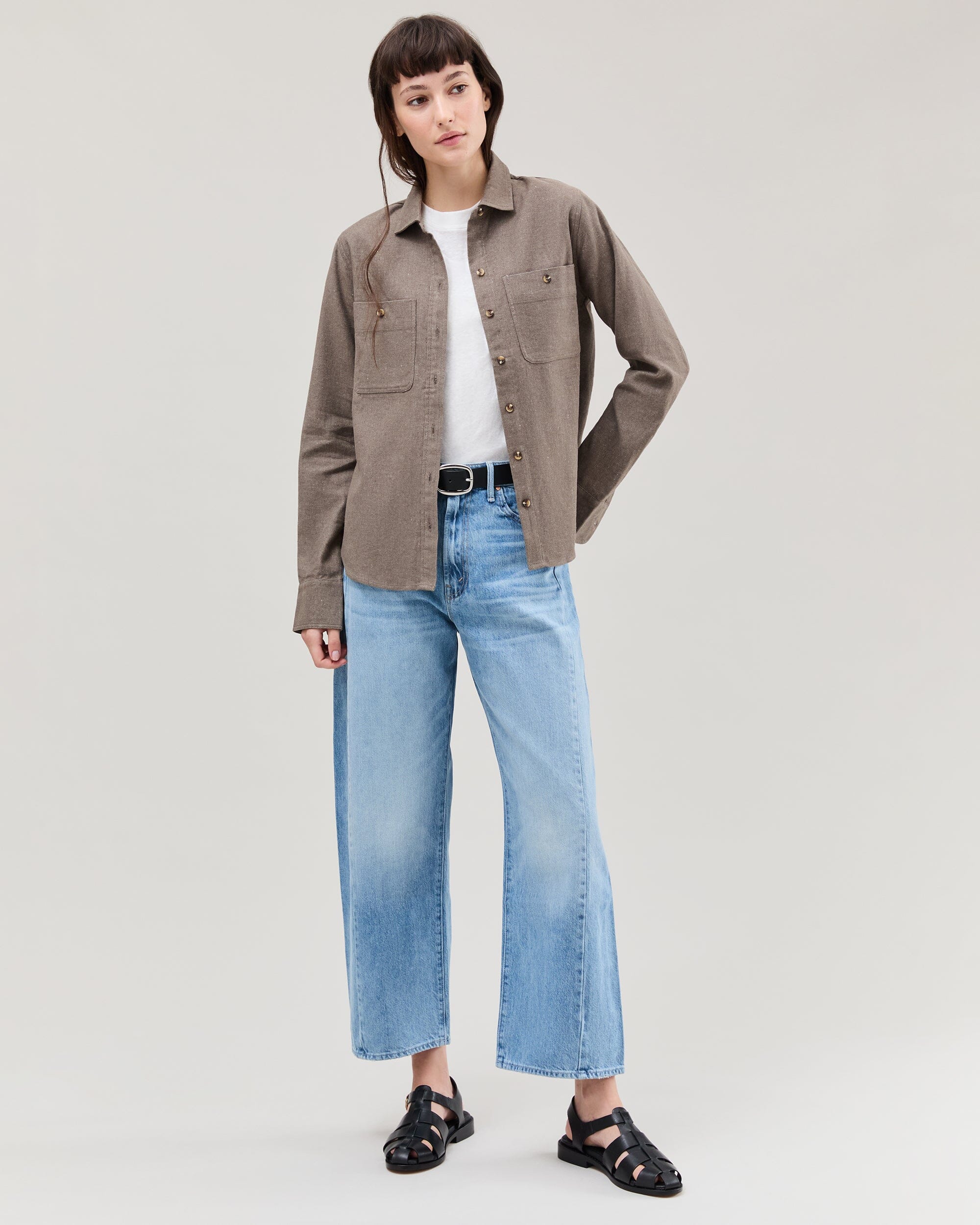 Richer Poorer - Roma Work Shirt - Porcini -