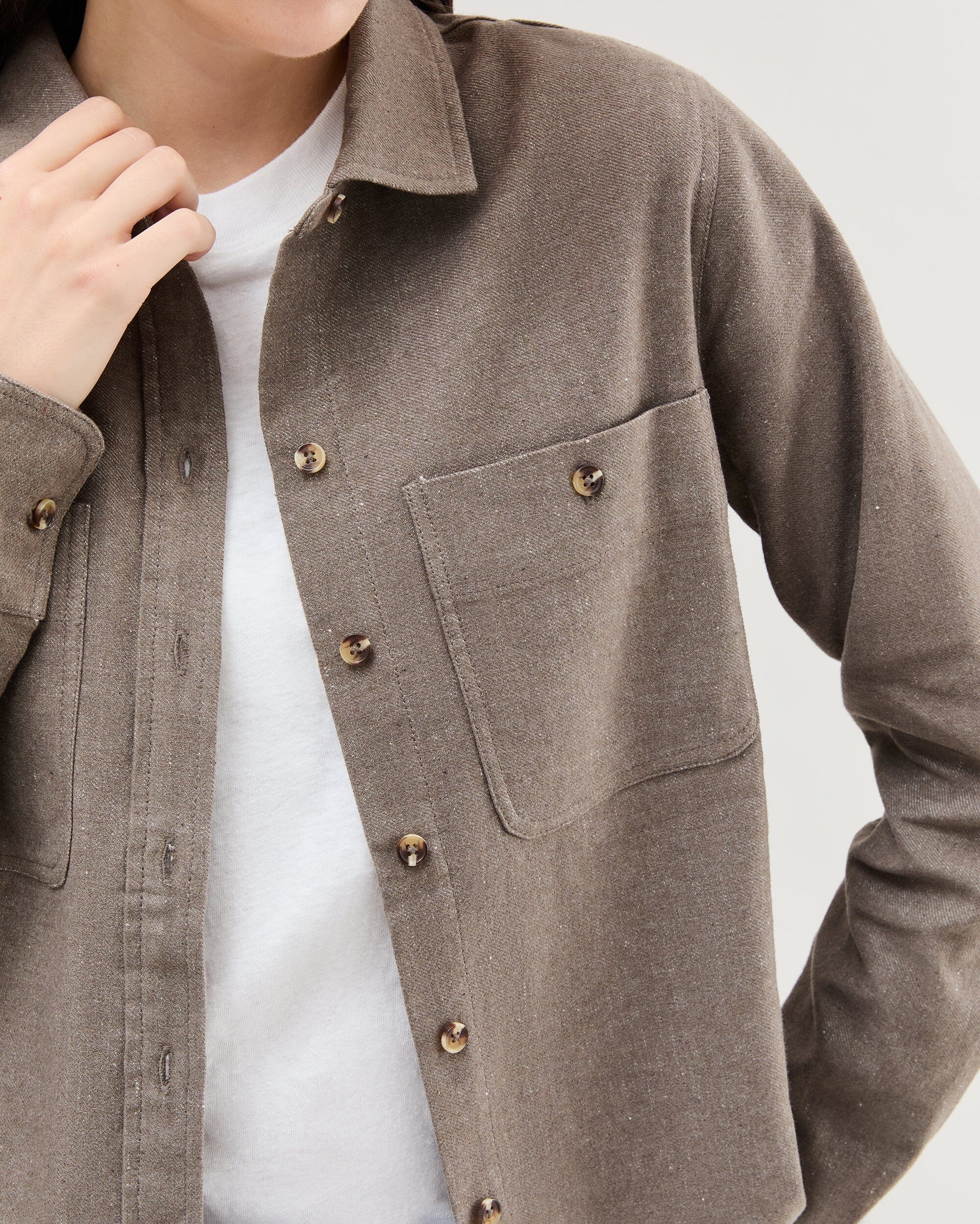 Richer Poorer - Roma Work Shirt - Porcini -