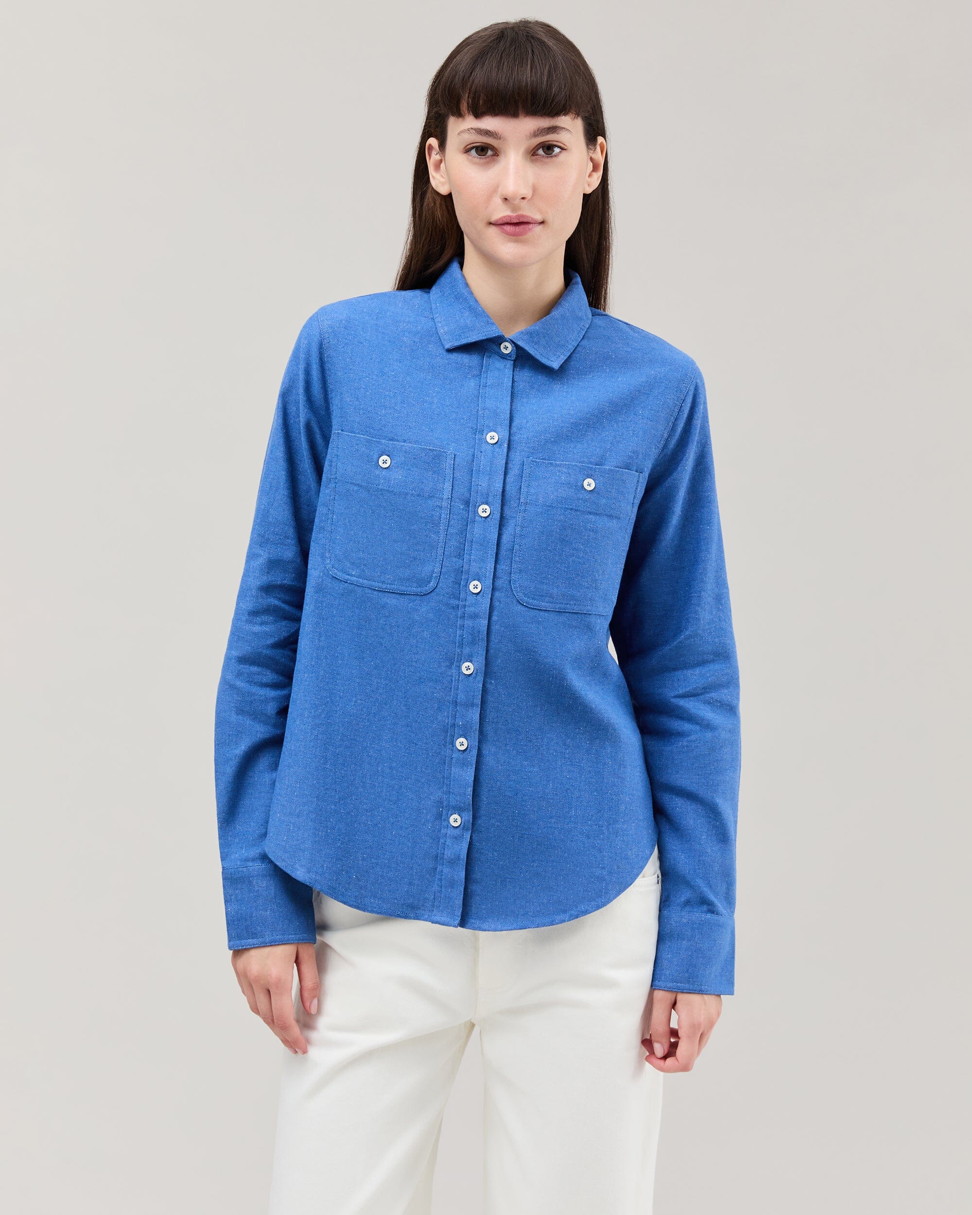 Richer Poorer - Roma Work Shirt - True Blue - TRUE BLUE