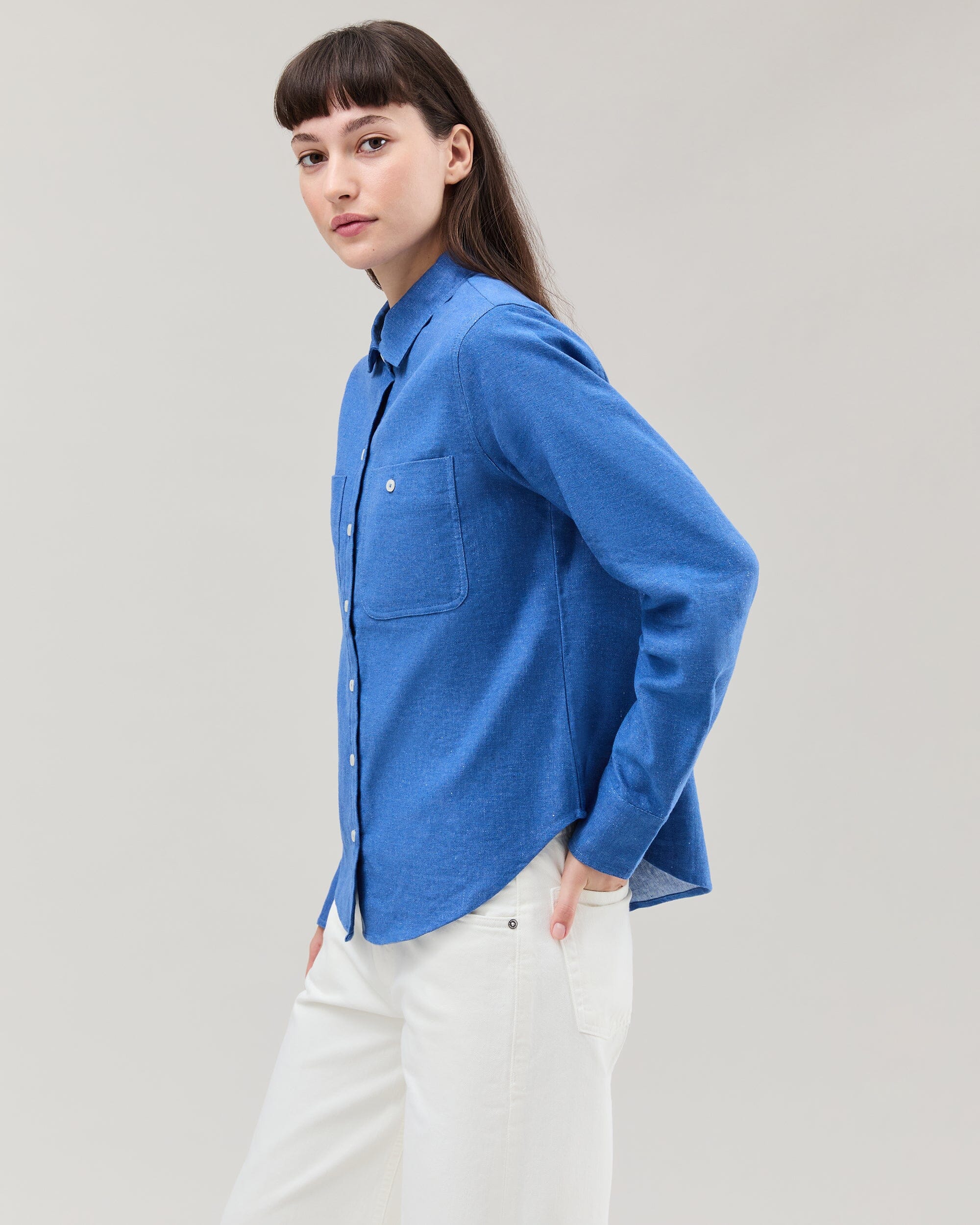 Richer Poorer - Roma Work Shirt - True Blue -