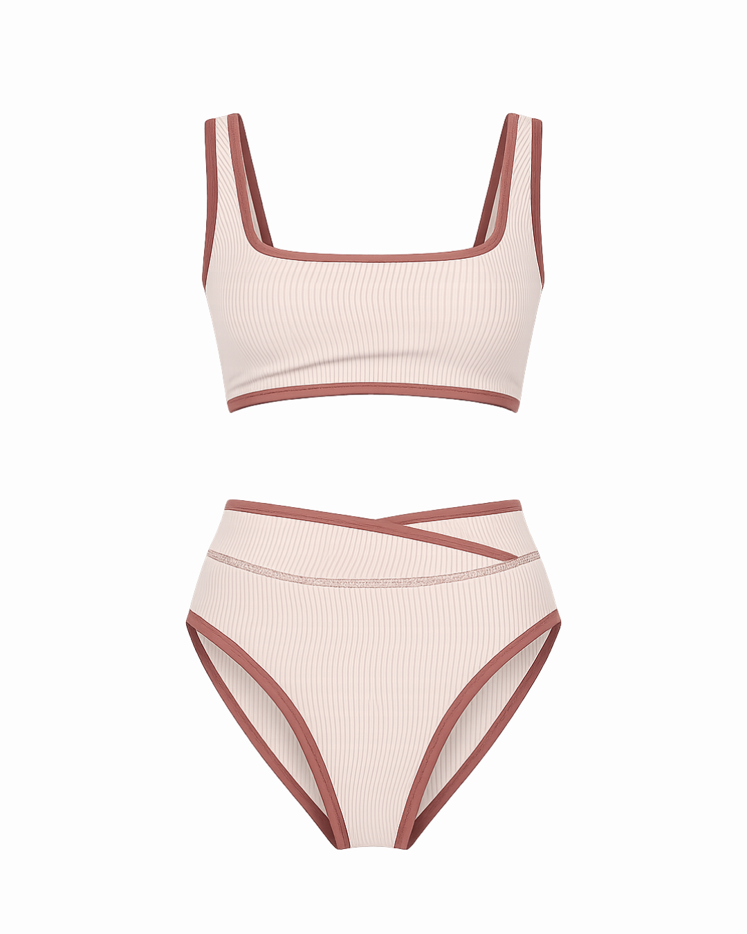 Noserider Surf Club - Noserider Surf Bikini Top in Banda Lines -