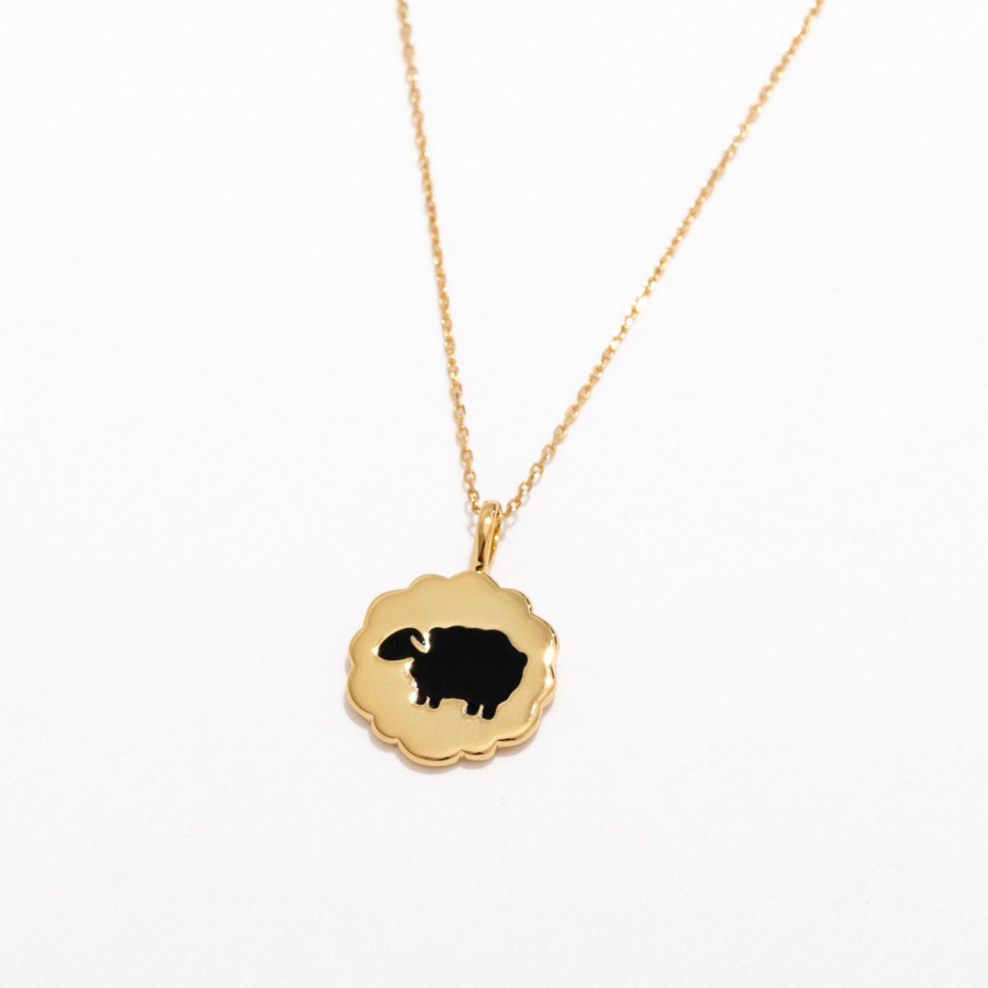 Larissa Loden - Black Sheep Coin Pendant Necklace -