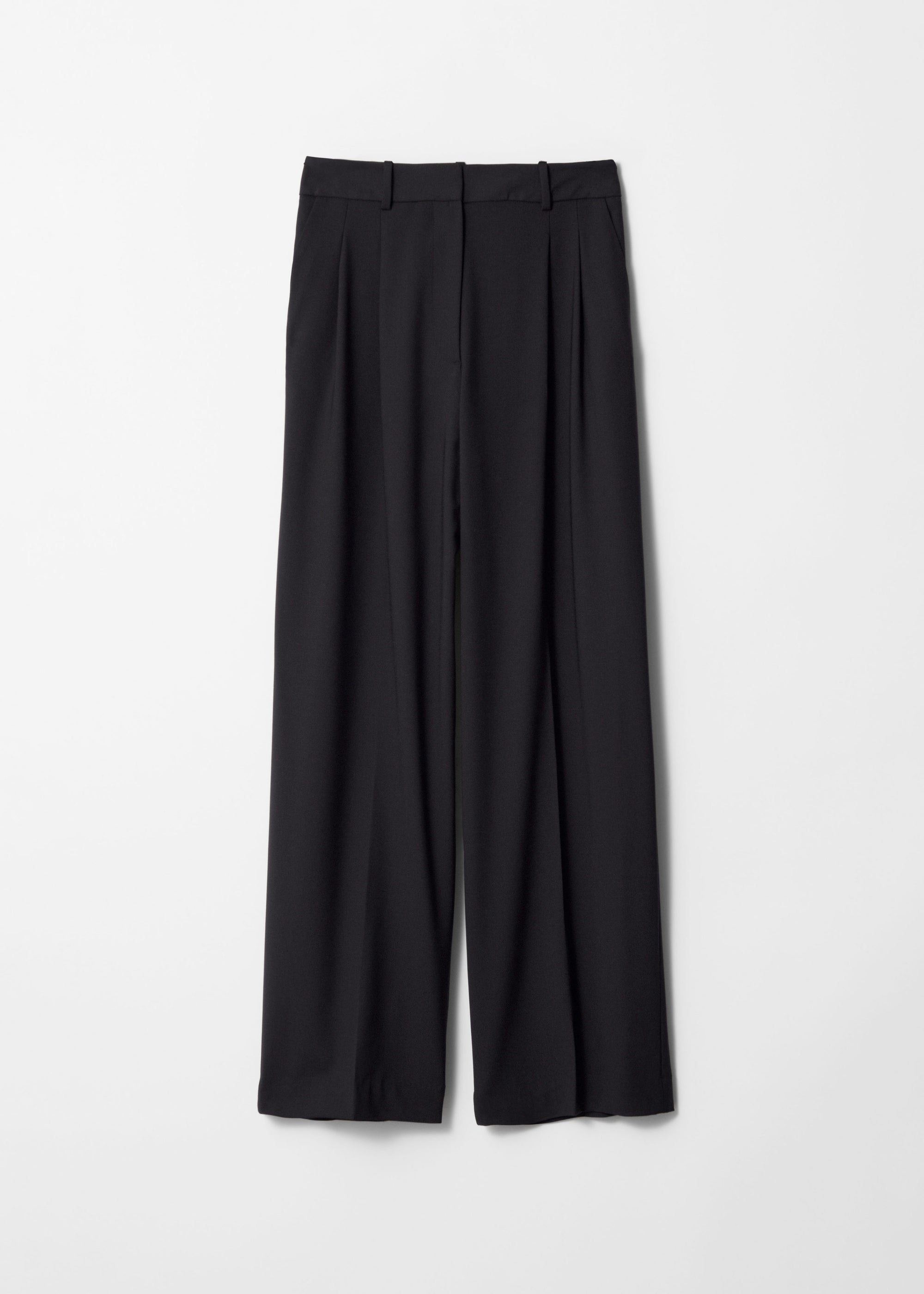 & Other Stories - Raquel Wool Trousers - Black -