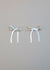 Bows Earrings - Silver