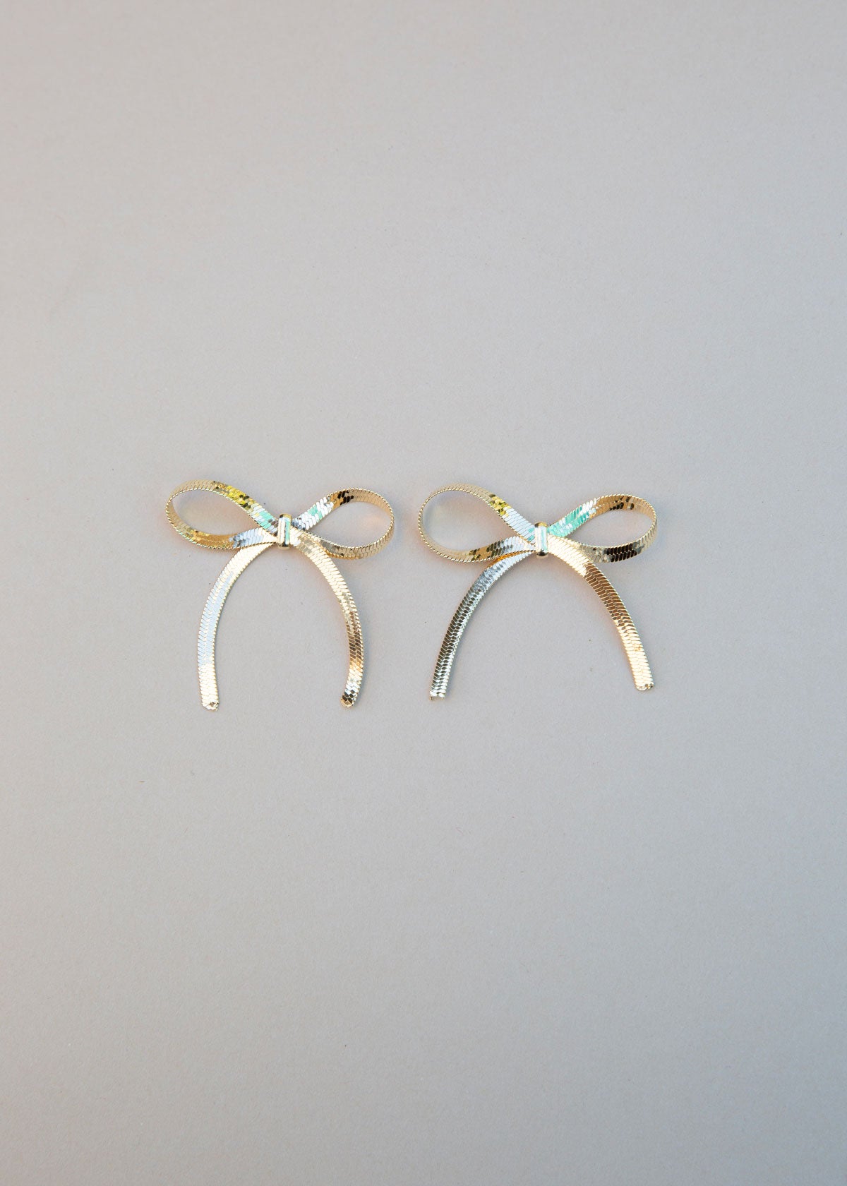 Bows Earrings - Gold