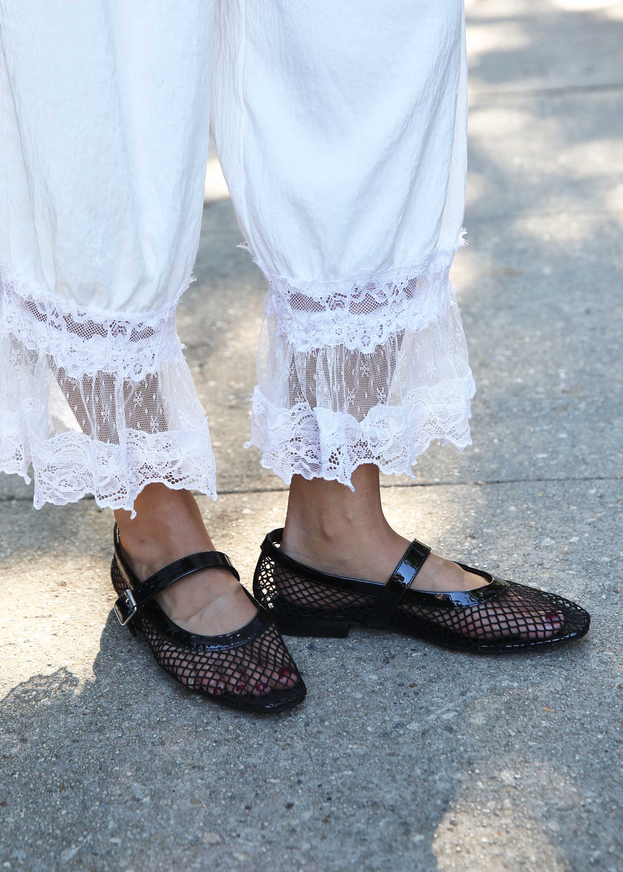 MIA - Rayza Flat - Black Mesh -