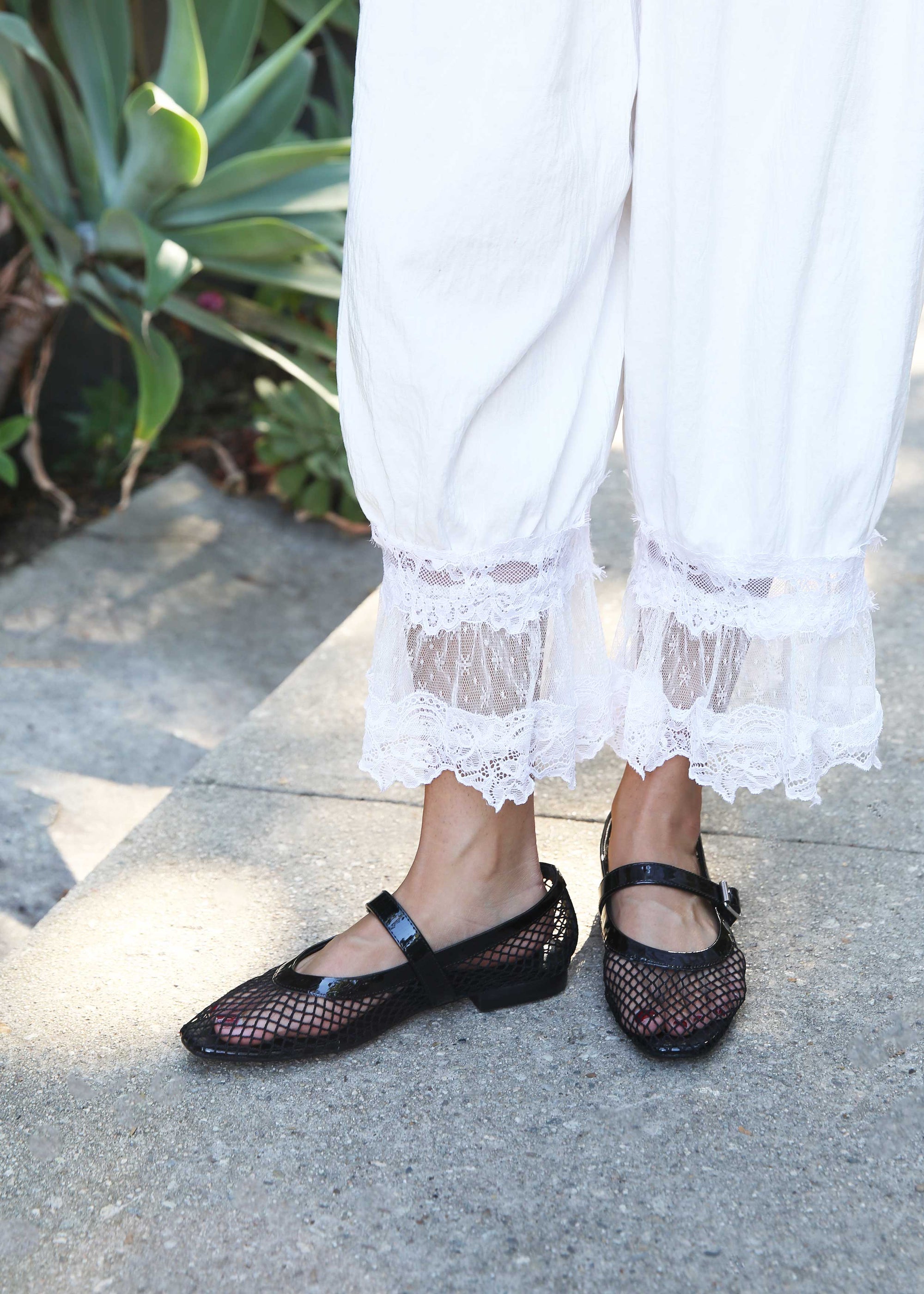 MIA - Rayza Flat - Black Mesh -