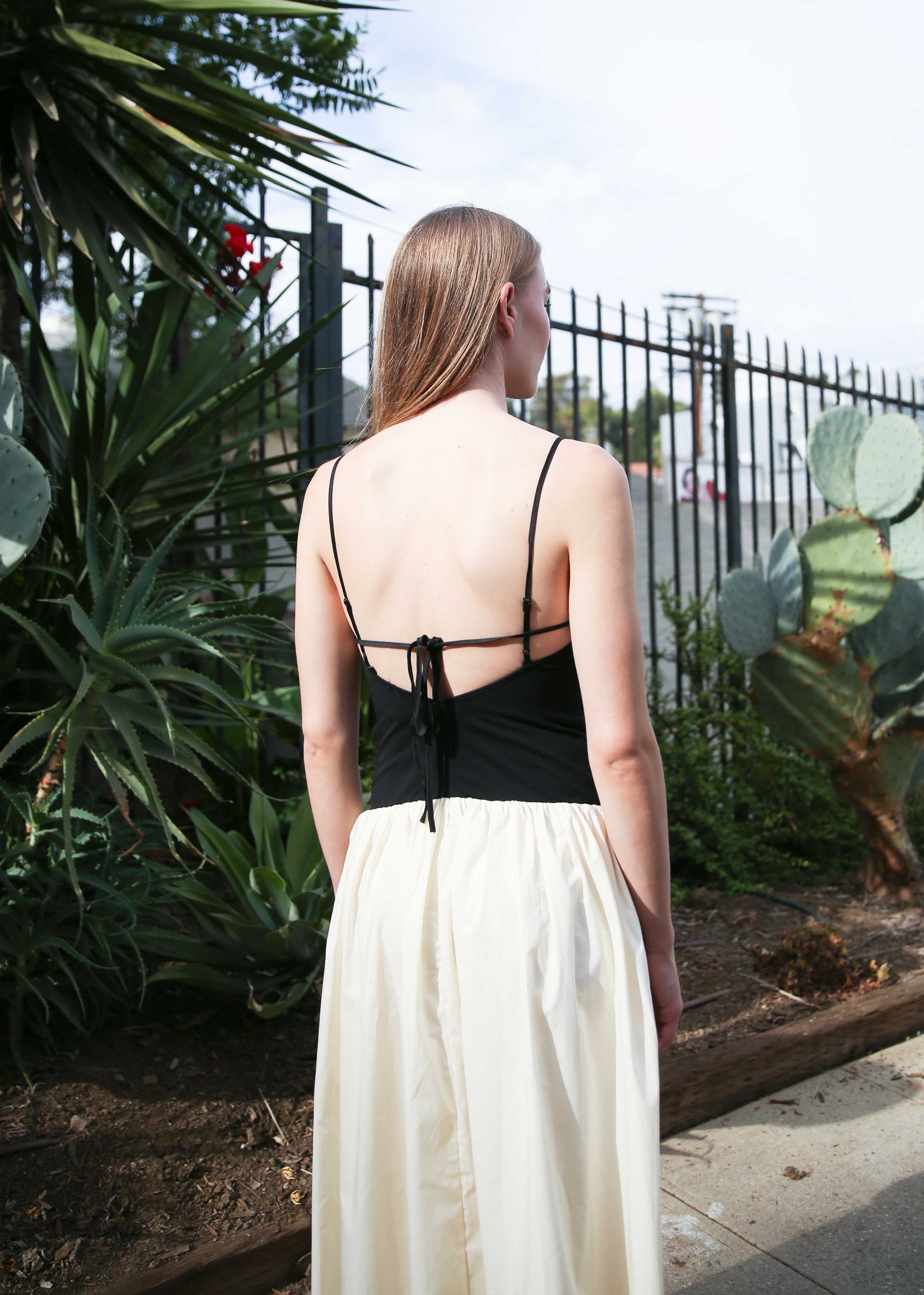 Find Me Now - Meadow Mixed Media Midi Dress -
