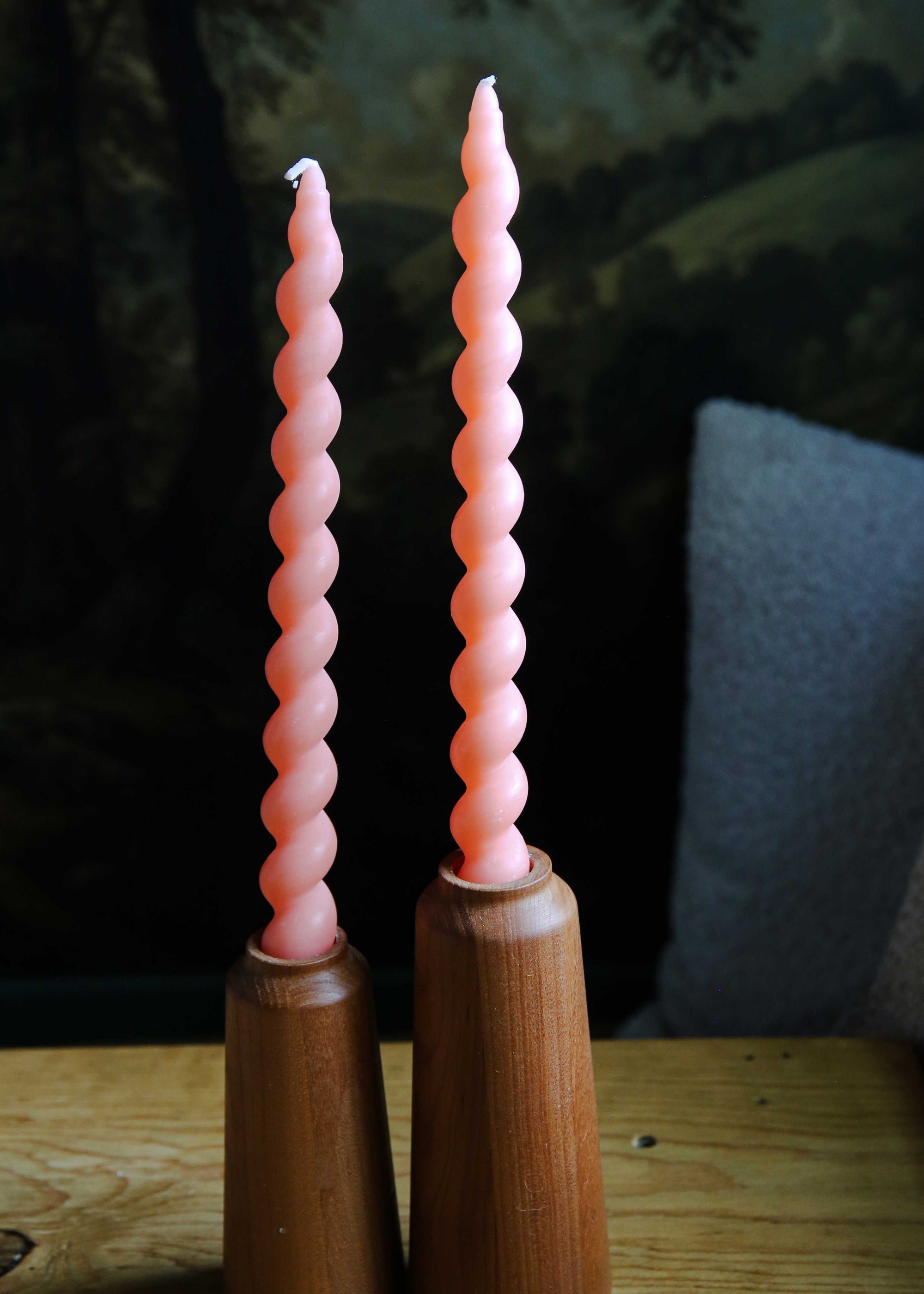 Creative Co. - Twisted Taper Candles - Pink -