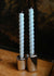 Creative Co. - Twisted Taper Candles Set of 2 - Baby Blue -
