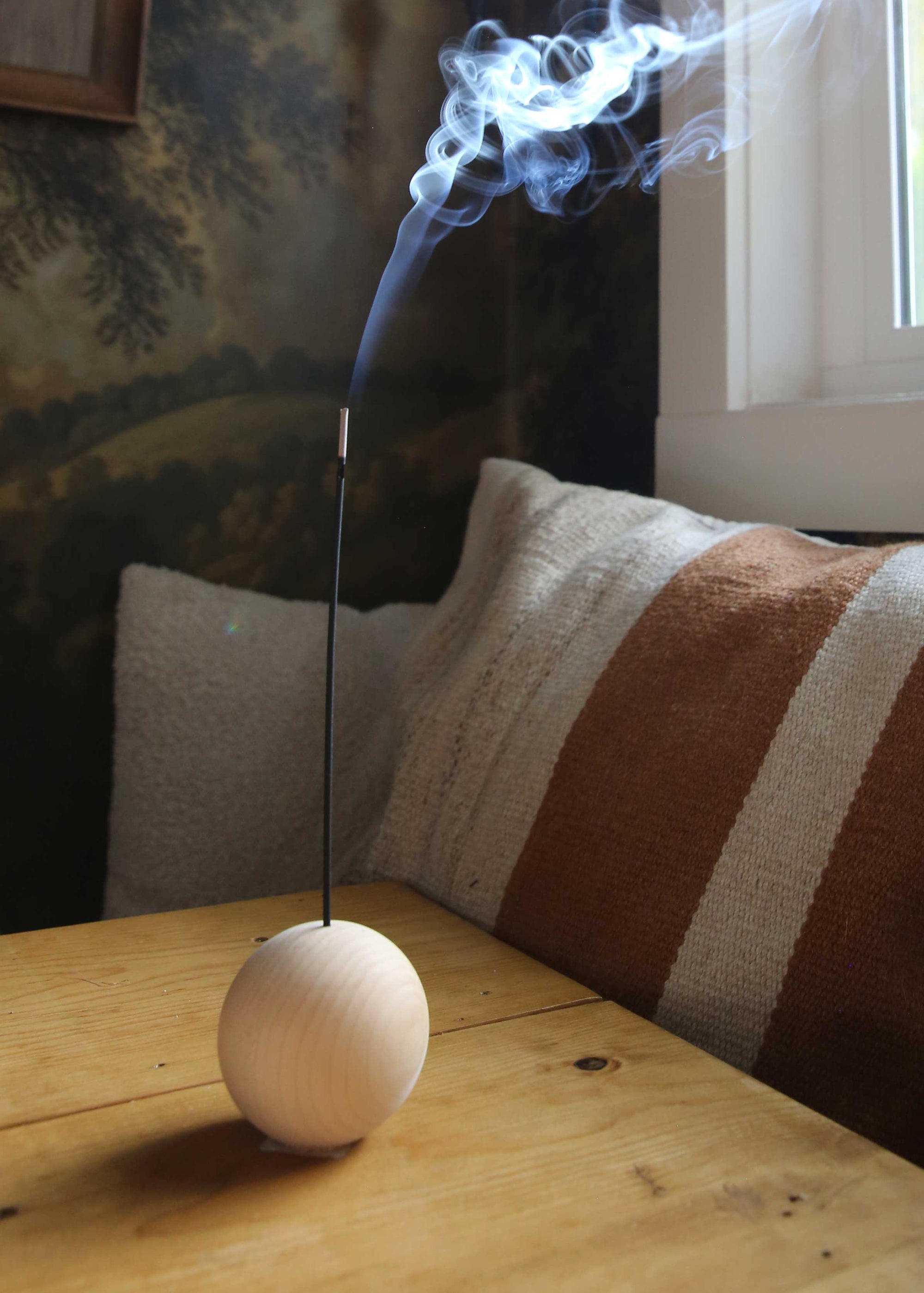 Melanie Abrantes Designs - Globe Incense Holder - Maple -