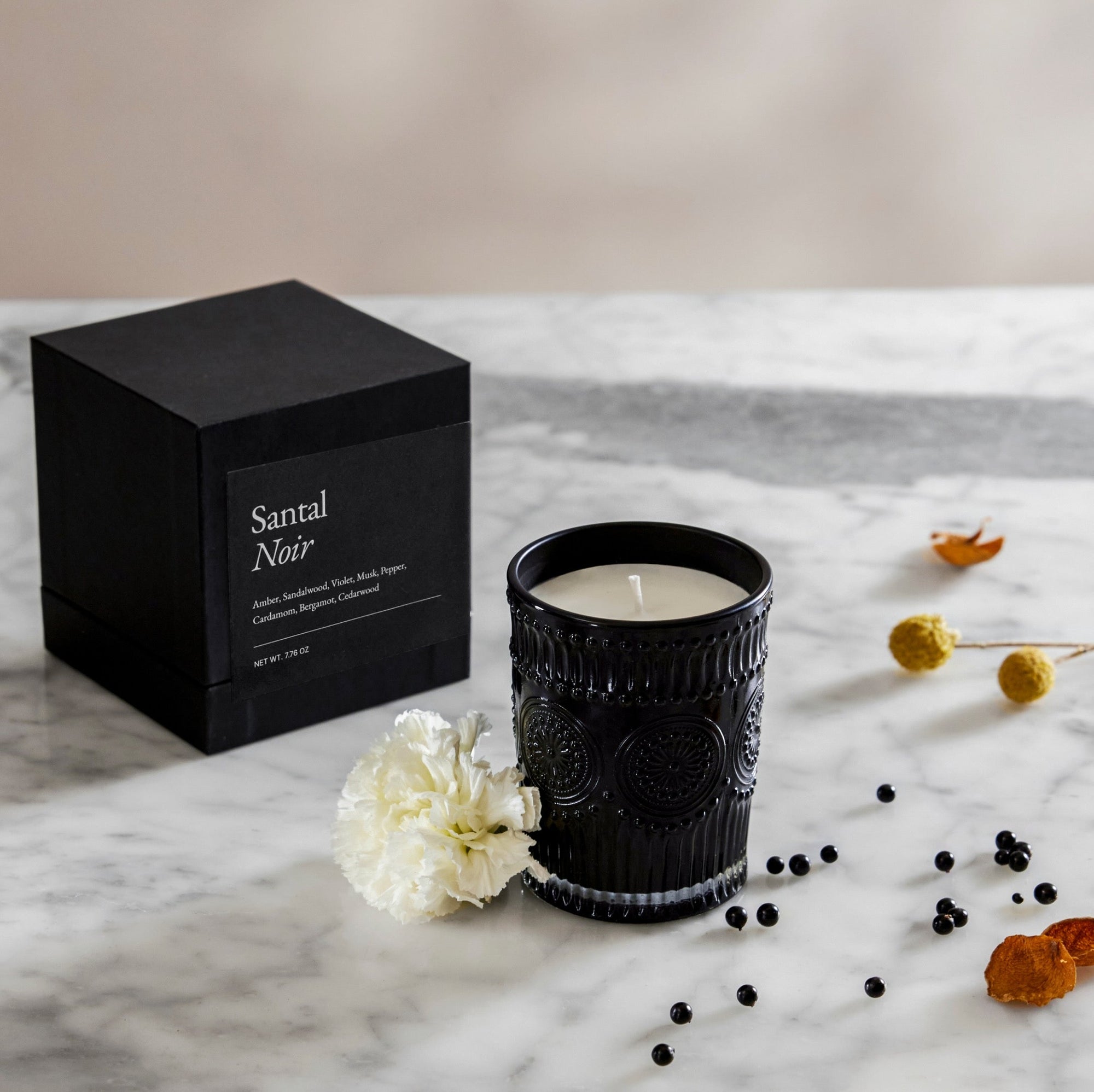 Italic - Noir Candle & Wick Trimmer Set -