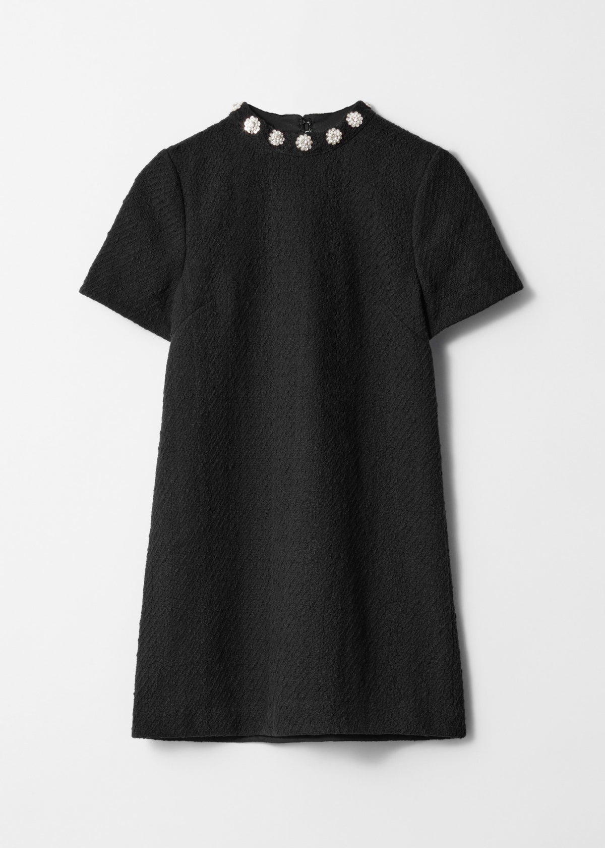 & Other Stories - Eneka Tweed Dress - Black -