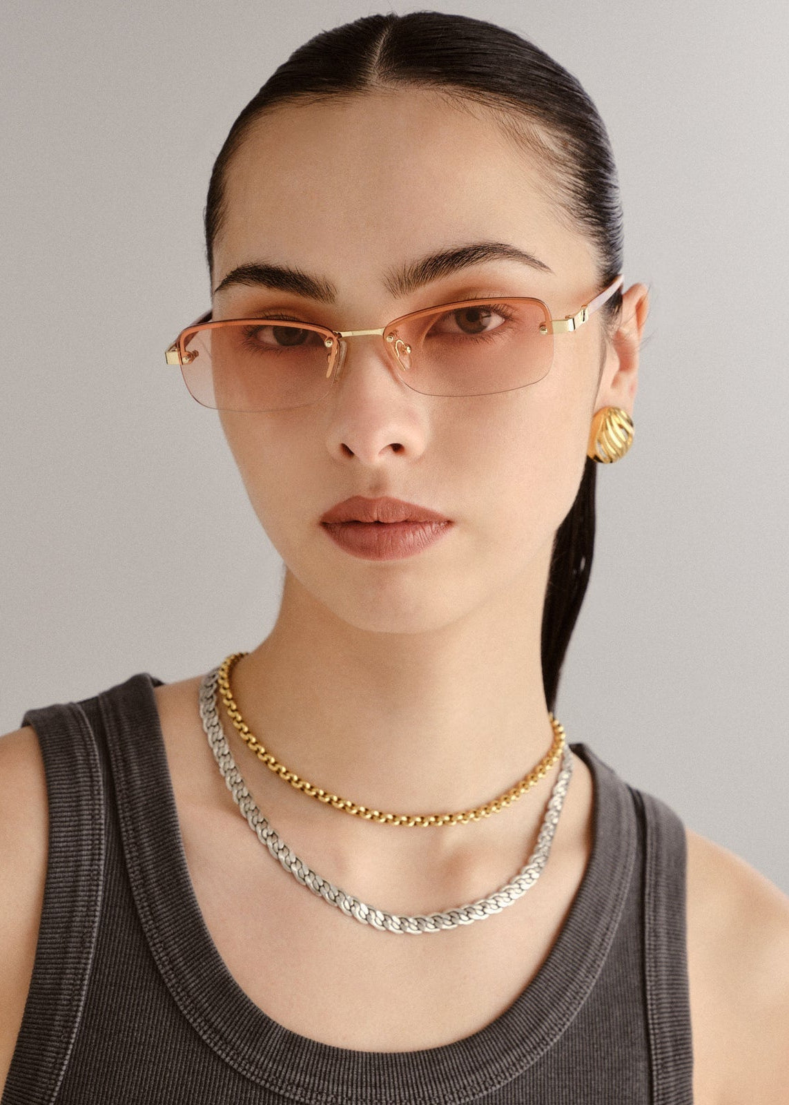 Le Specs - Enigmatic Sunglasses - Gold / Vintage Tort -