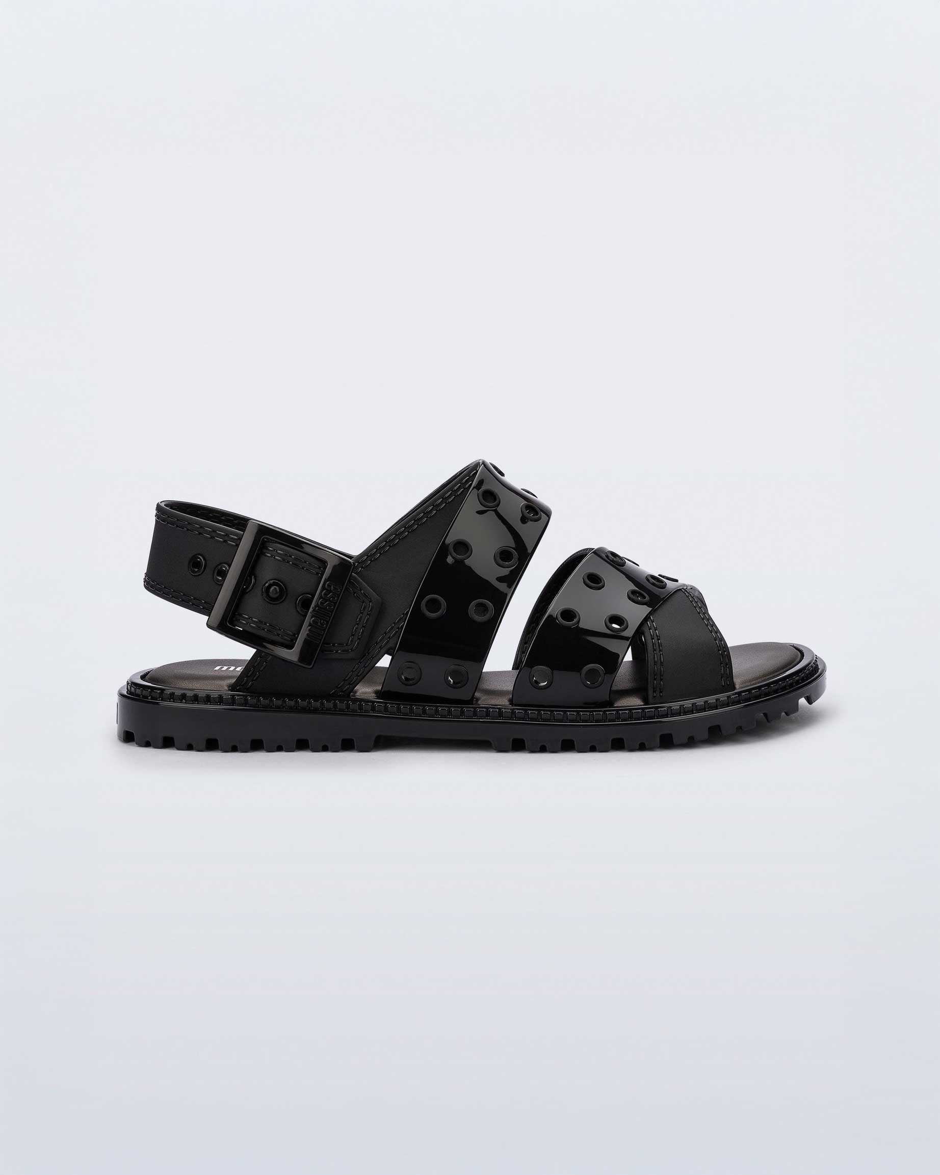 Melissa - Lock Sandal Ad - Black -