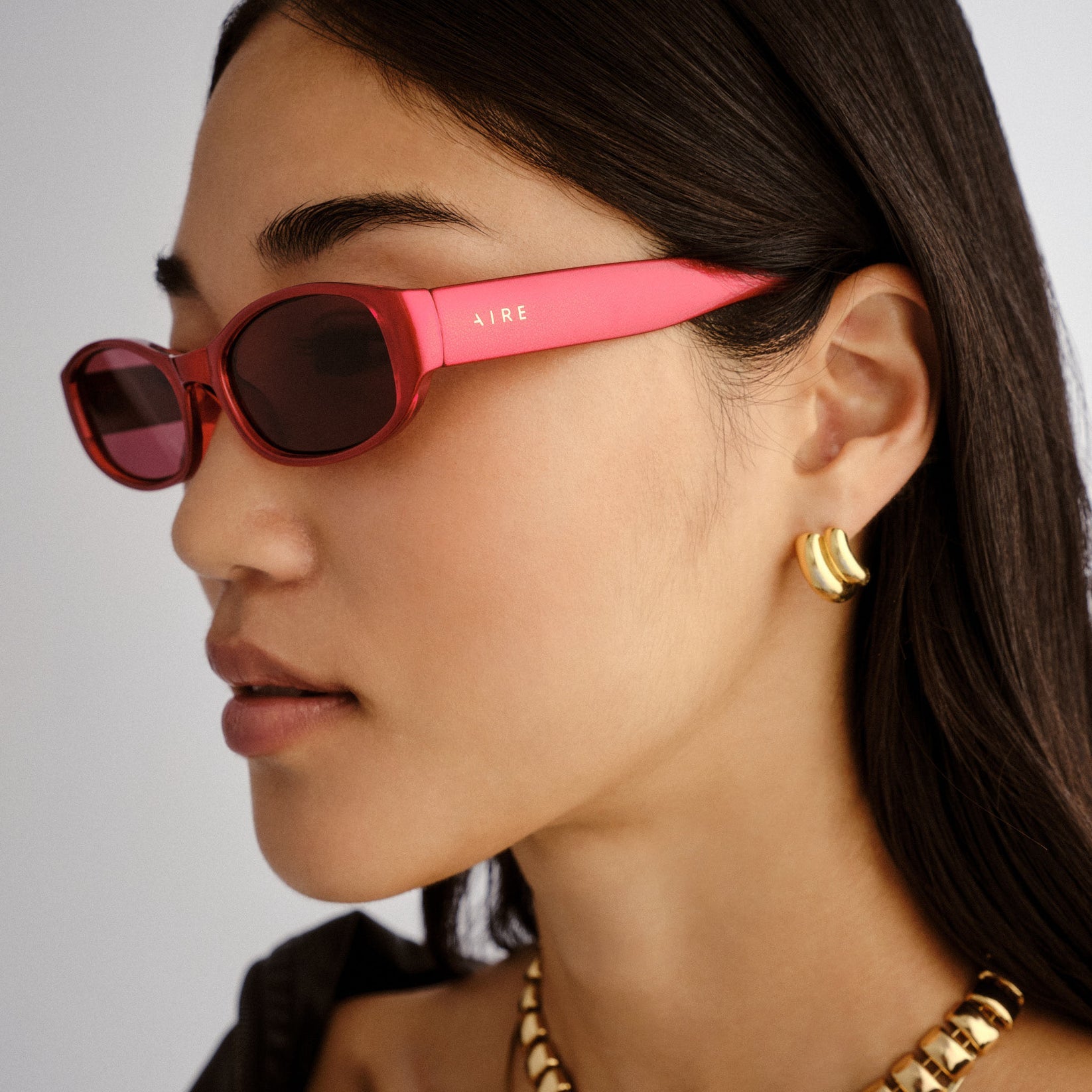 Aire - Caellum Sunglasses - Pearlised Sangria -