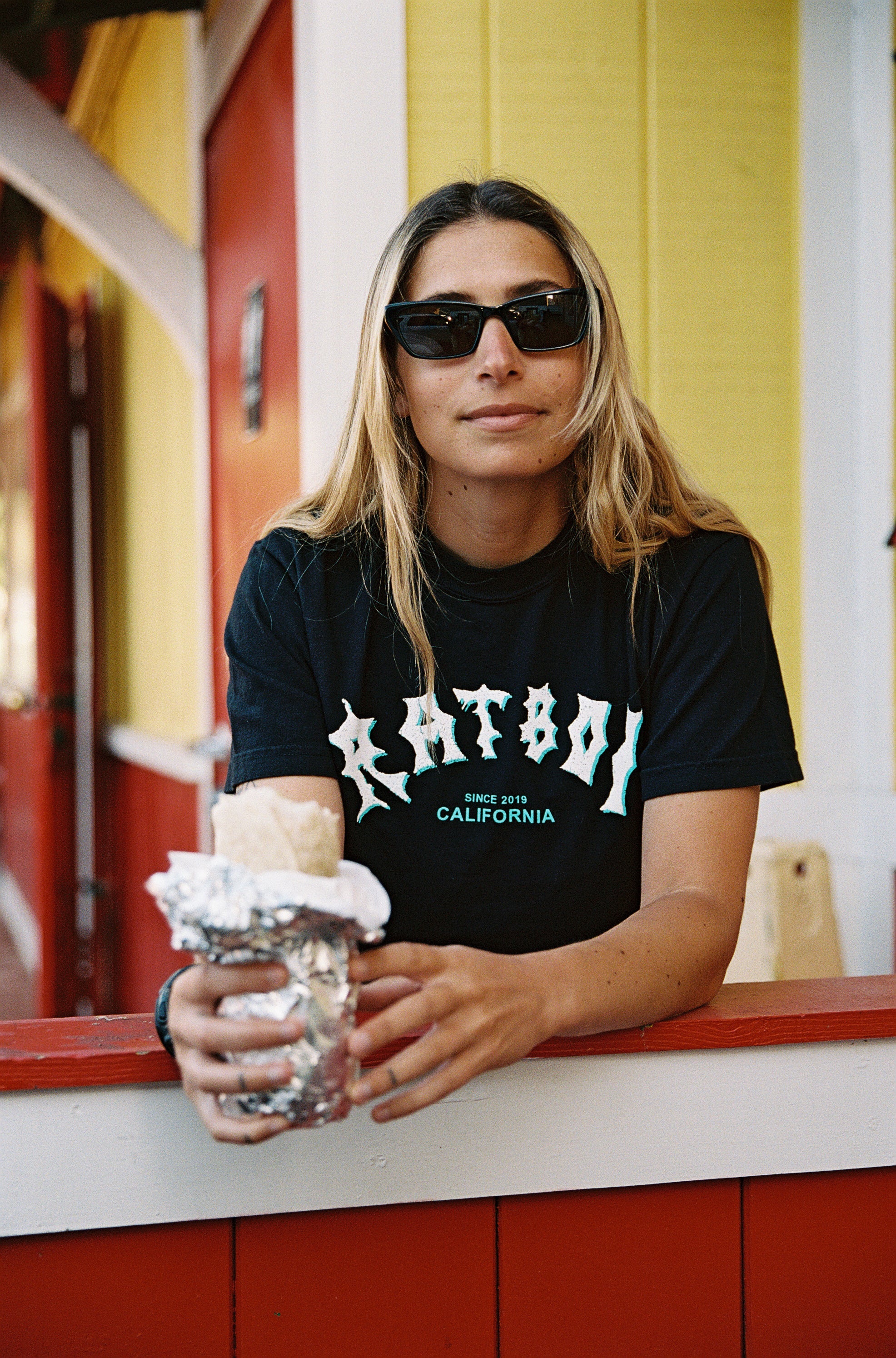 Rat Boi - Surf Logo T-Shirt - Onyx -