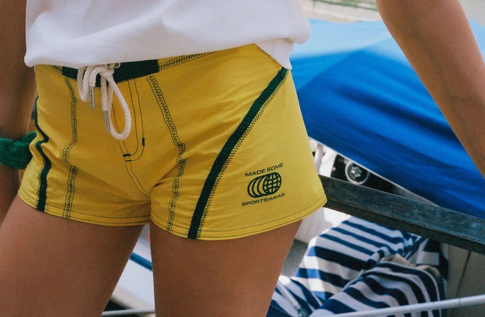 Made Some - Made Some Short Shorts - Yellow/Green -