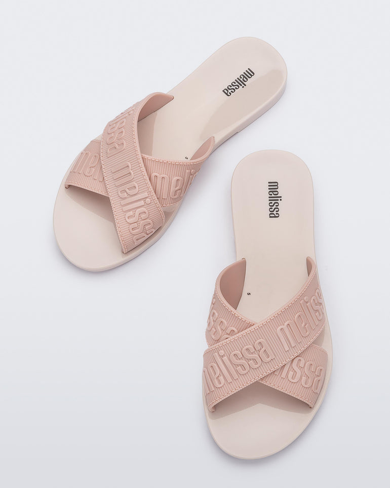 Melissa - M Lover Slide - Beige/Pink -