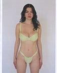 Belle The Label - Bare Bottom in Lime -