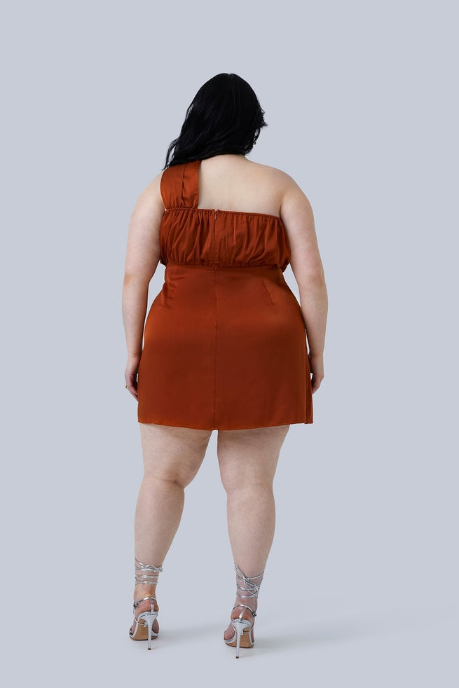GIA/irl - Maya Mini Dress - Rust -