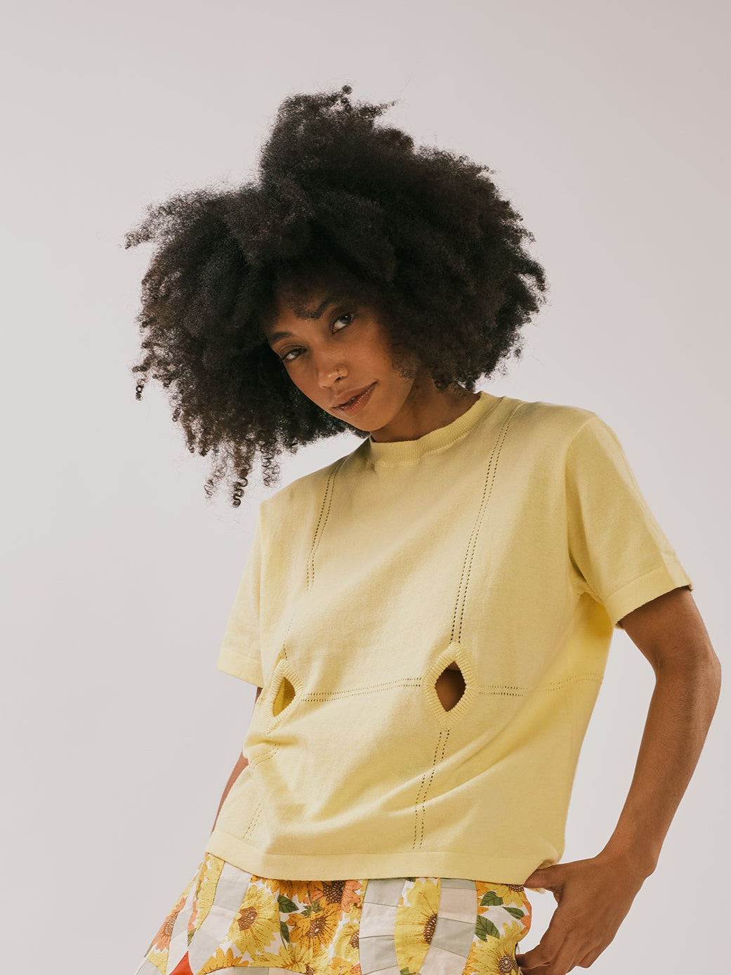 DEGEN - Diamond Tee - Butter -