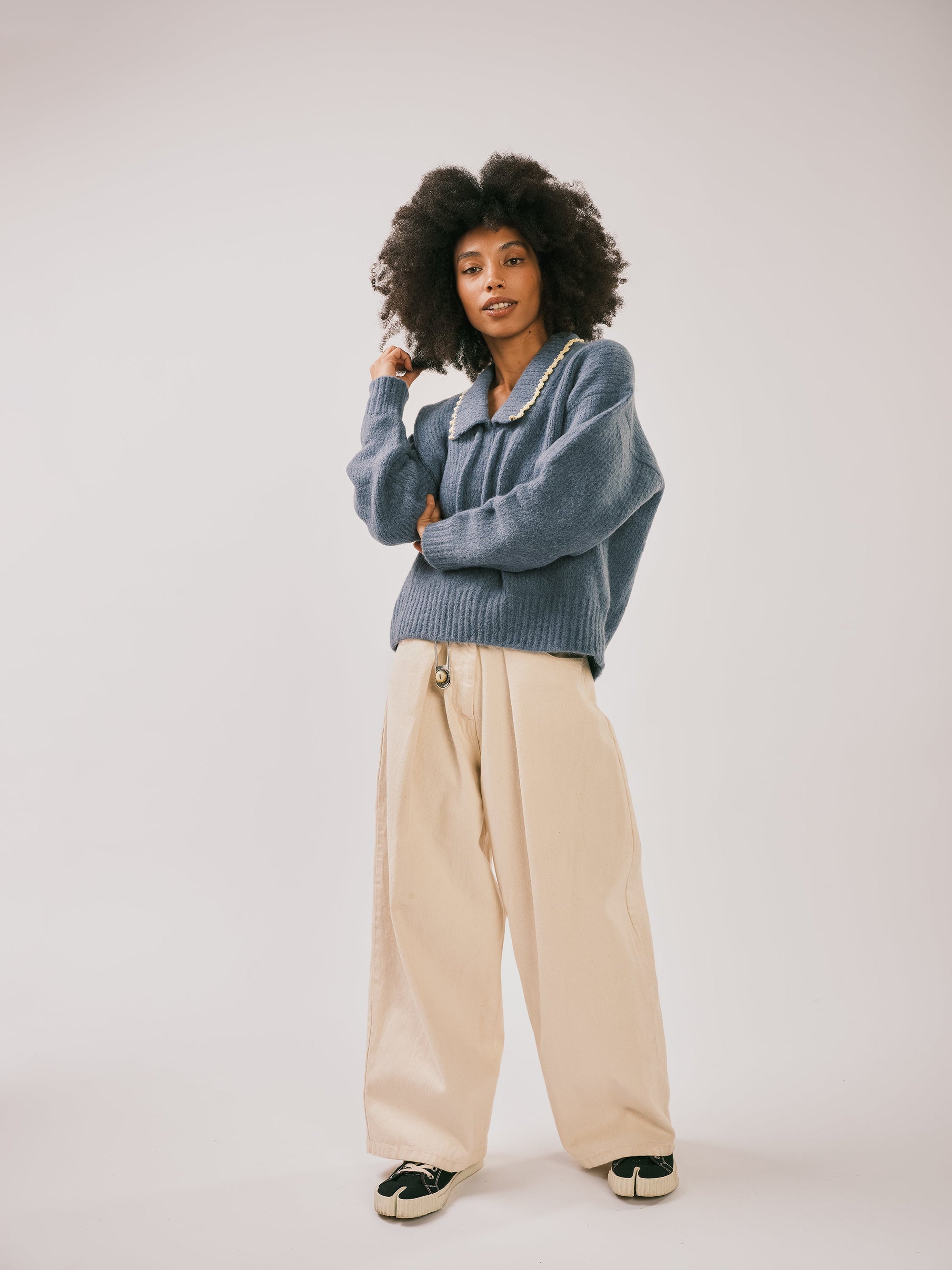 DEGEN - Maya Sweater - Lake -