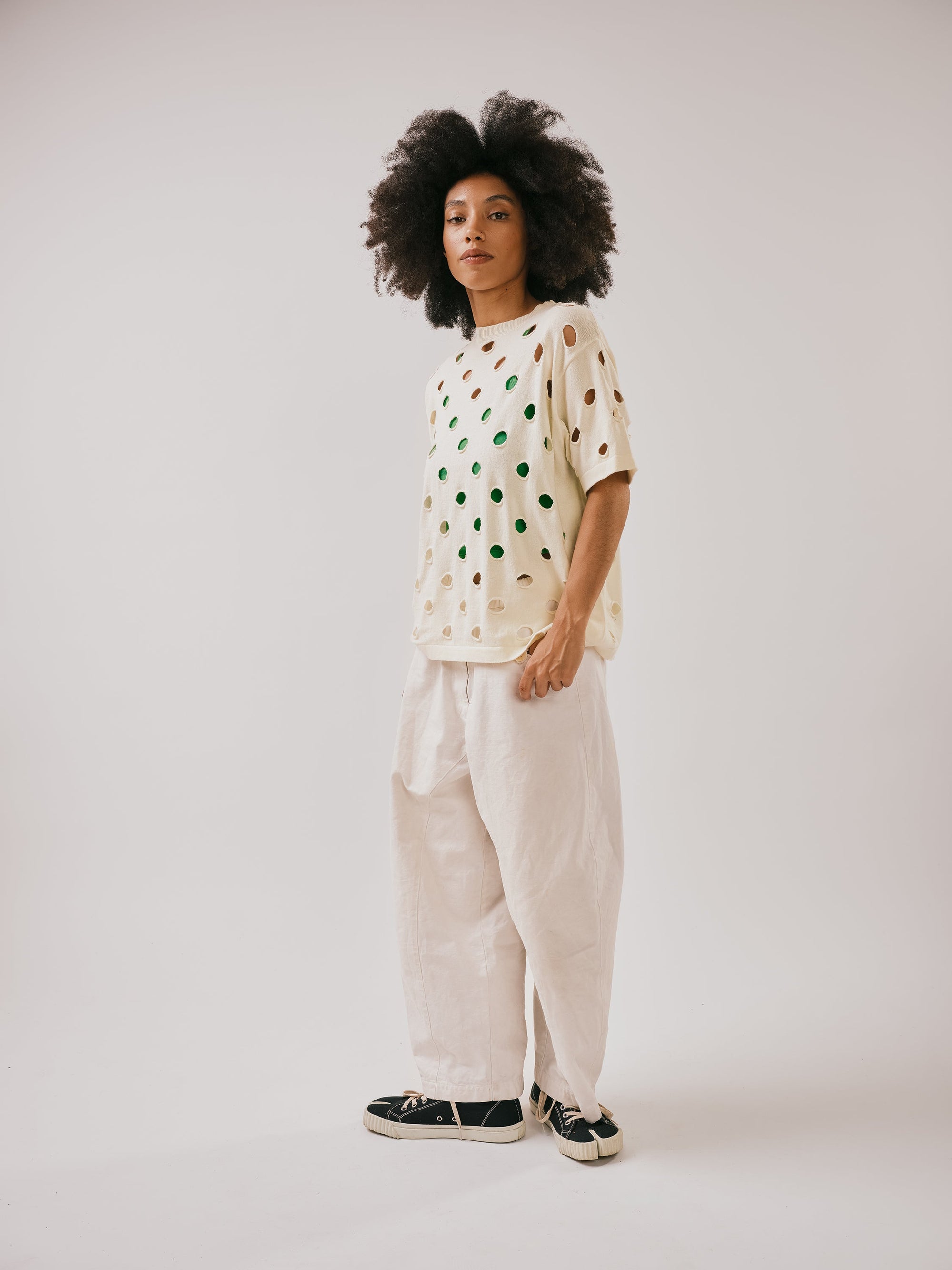 DEGEN - Bind Off Tee - Cloud -