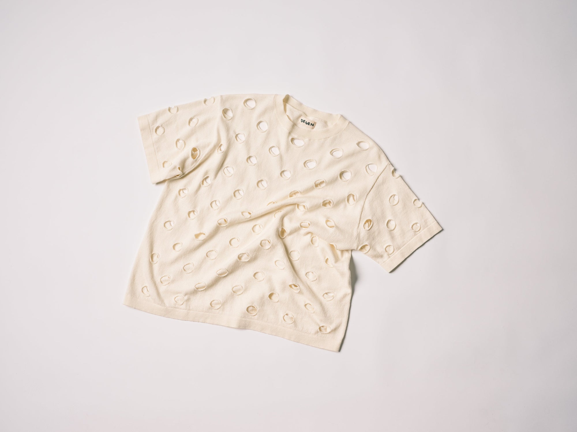 DEGEN - Bind Off Tee - Cloud -