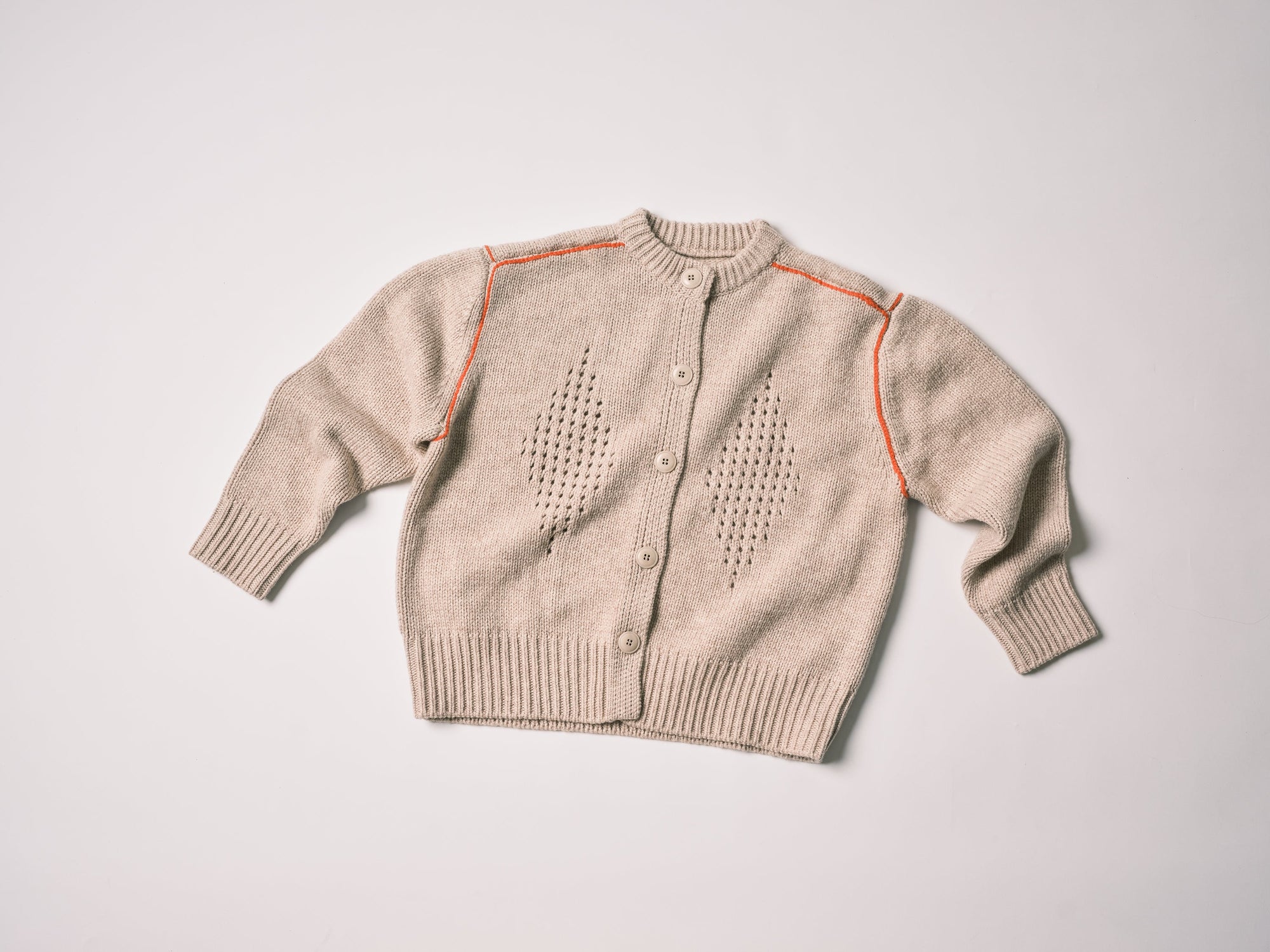 DEGEN - Diamond Eyelet Cardigan - Breeze -