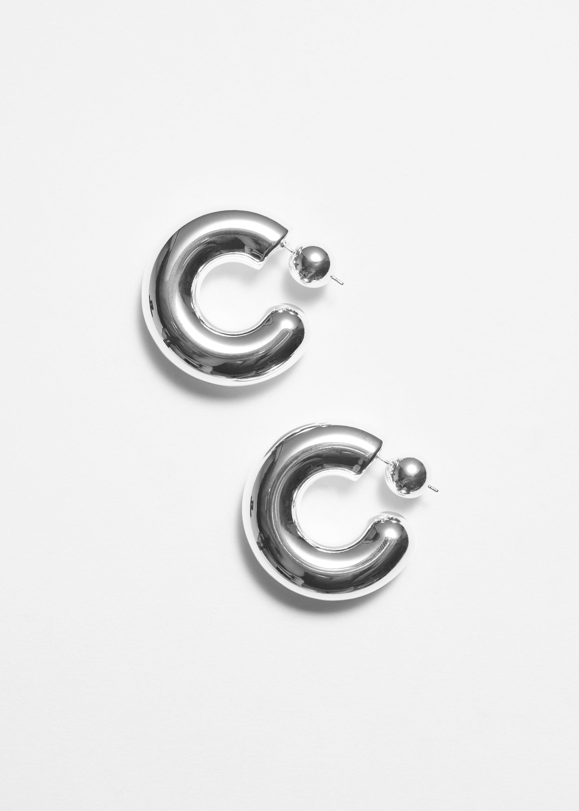 & Other Stories - Jeff Mid Hoops - Silver -