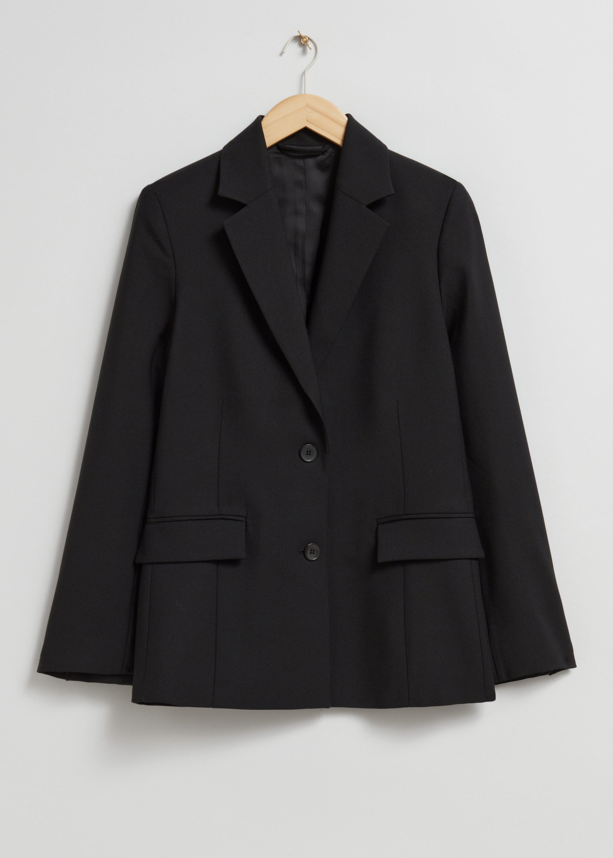 & Other Stories - Nadin Wool Blazer - Black -