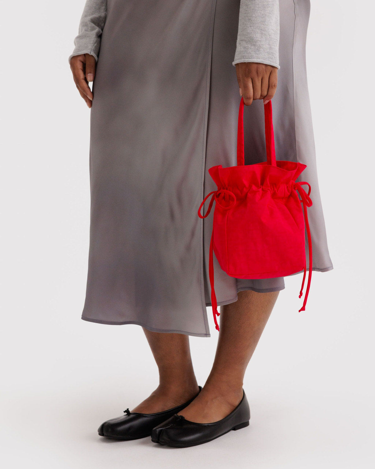 Baggu - Nylon Drawstring Bag - Candy Apple -
