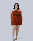 GIA/irl - Maya Mini Dress - Rust -