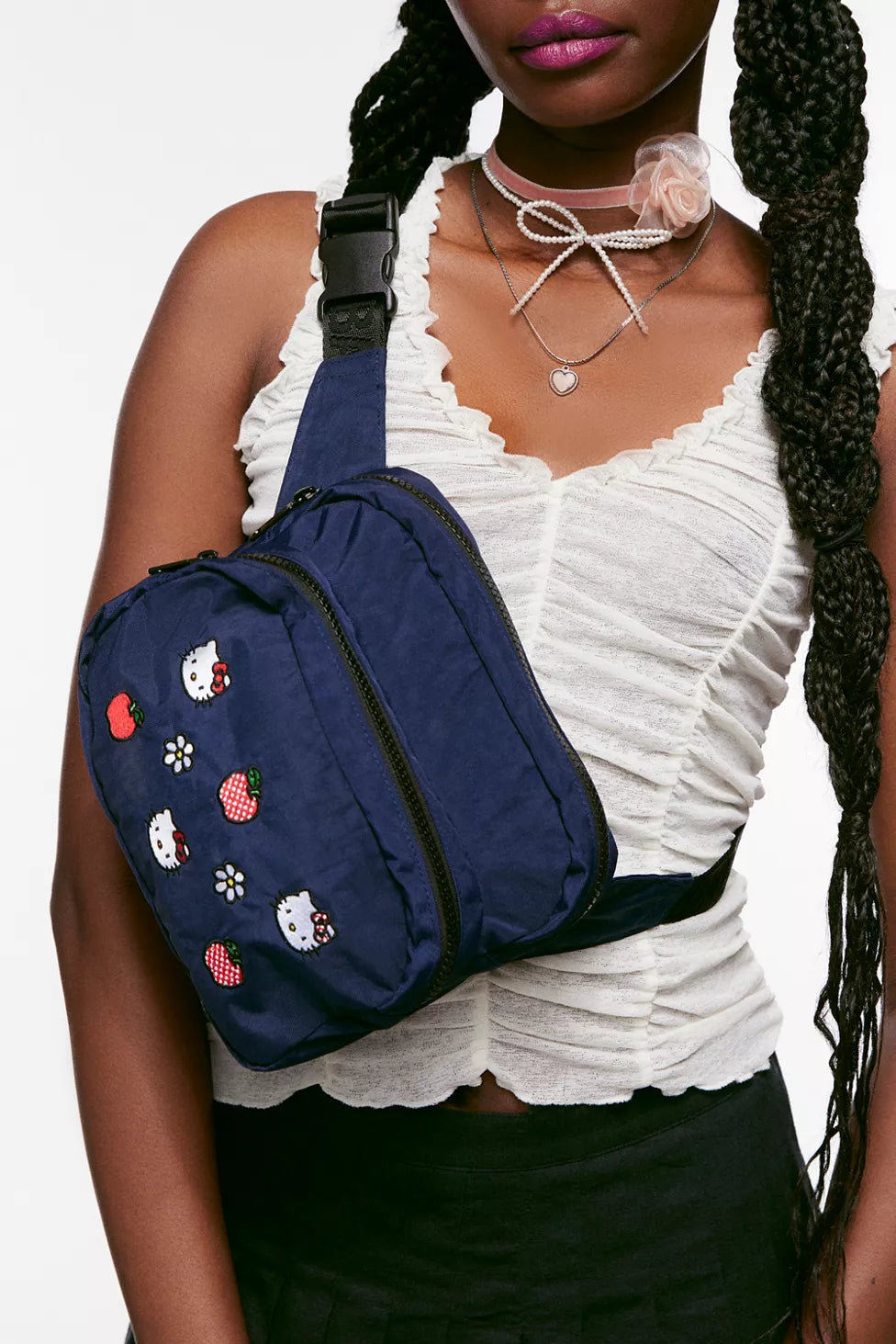 Baggu - Fanny Pack - Embroidered Hello Kitty -