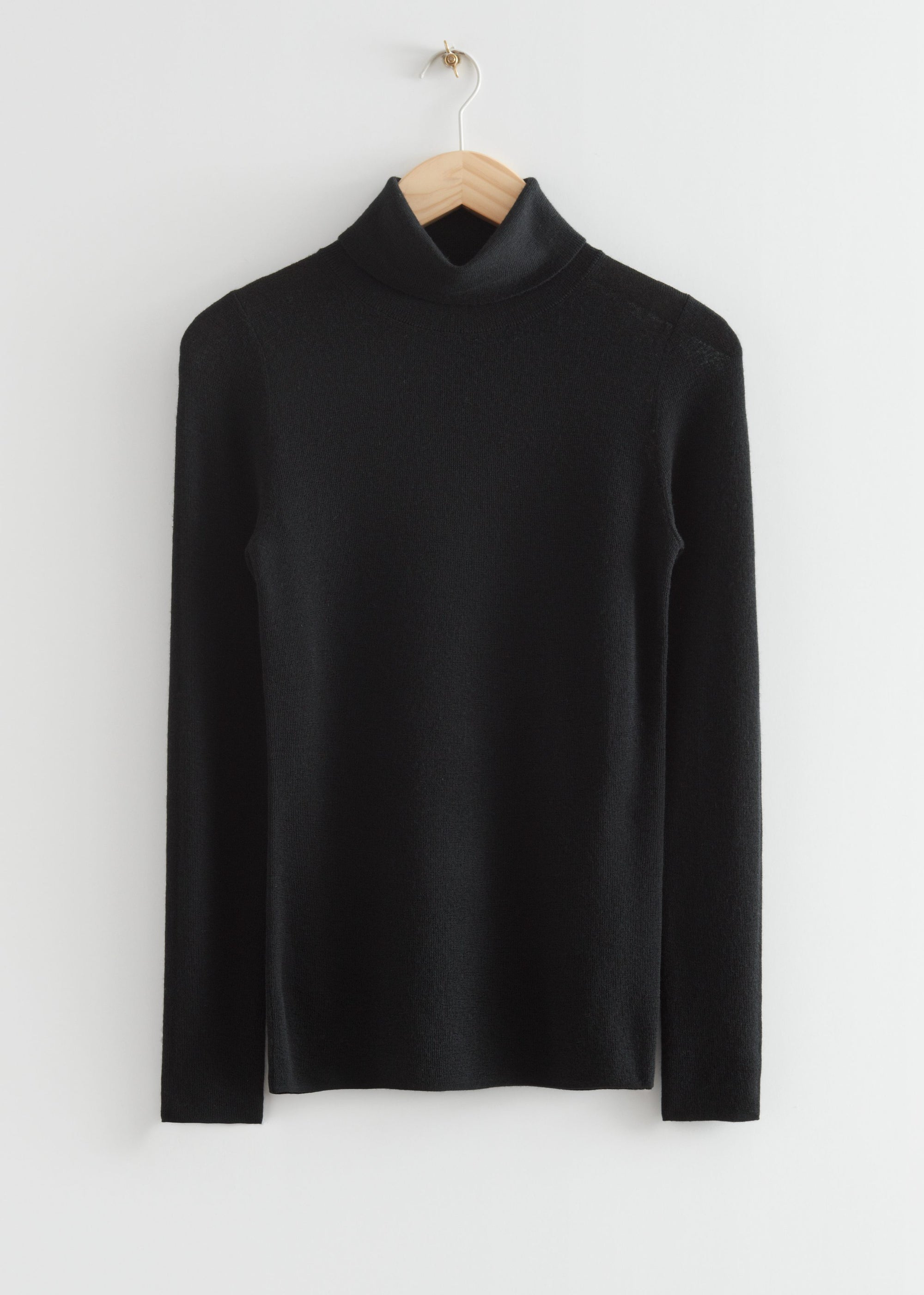 & Other Stories - Lamia Turtle Neck - Black -