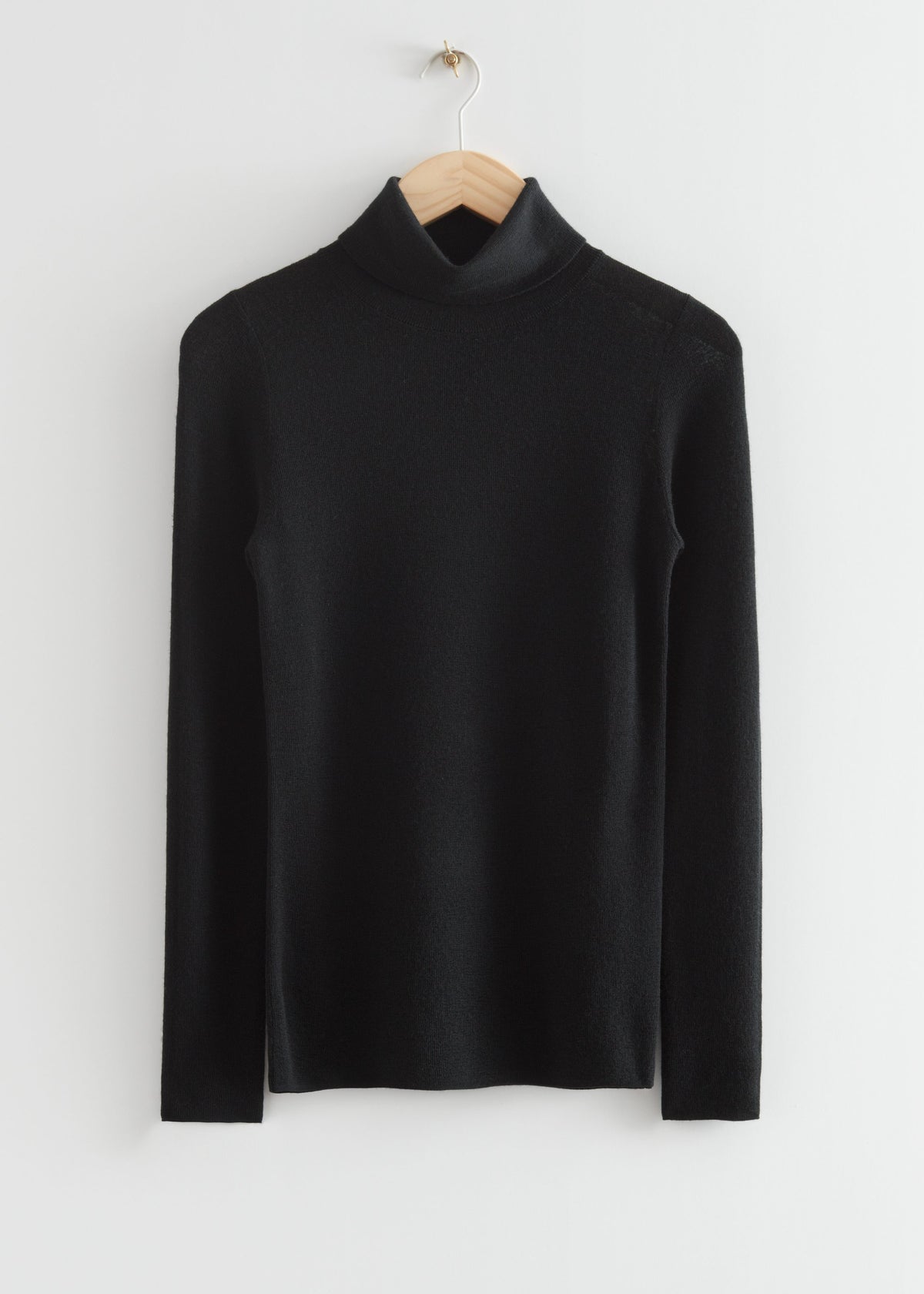 & Other Stories - Lamia Turtle Neck - Black -