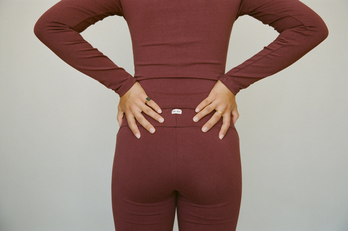 Rat Boi - Butterfly Snap Pant - Boysenberry -