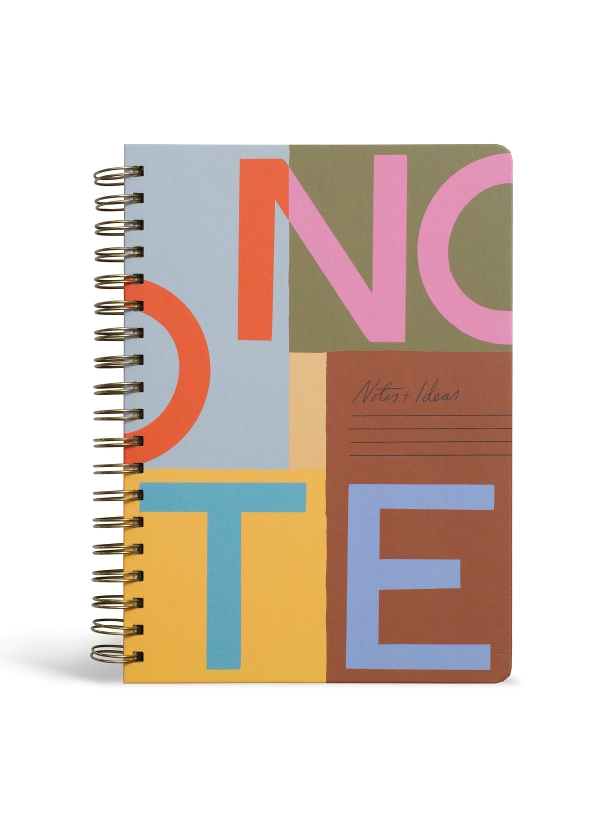 Colorblock Spiral Notebook