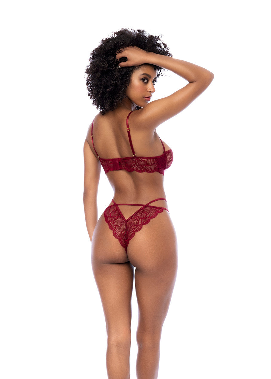 Mapale - Enticing Glamour Strappy Balconette Set -