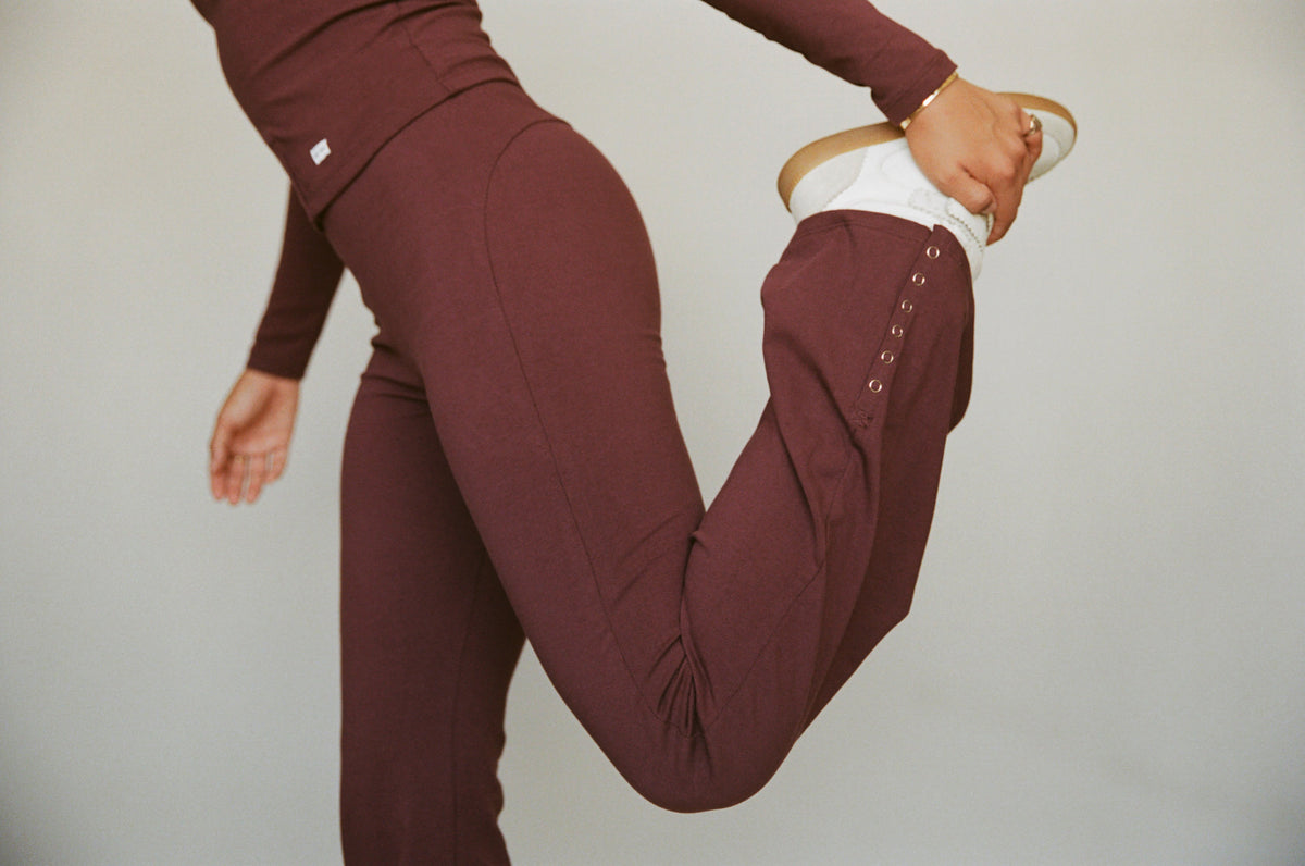 Rat Boi - Butterfly Snap Pant - Boysenberry -