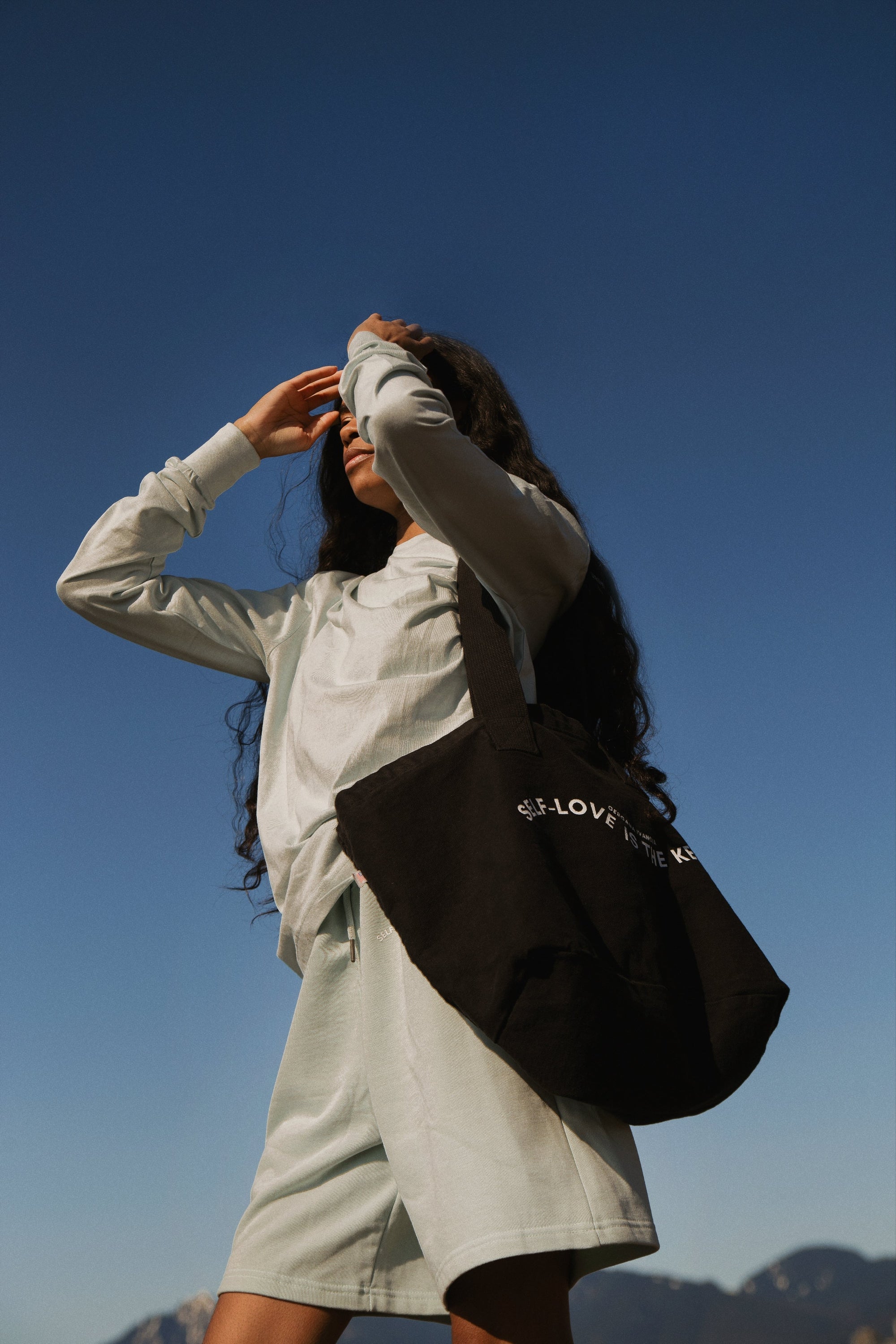 Gergana Ivanova - Organic Cotton Shorts - Sky -