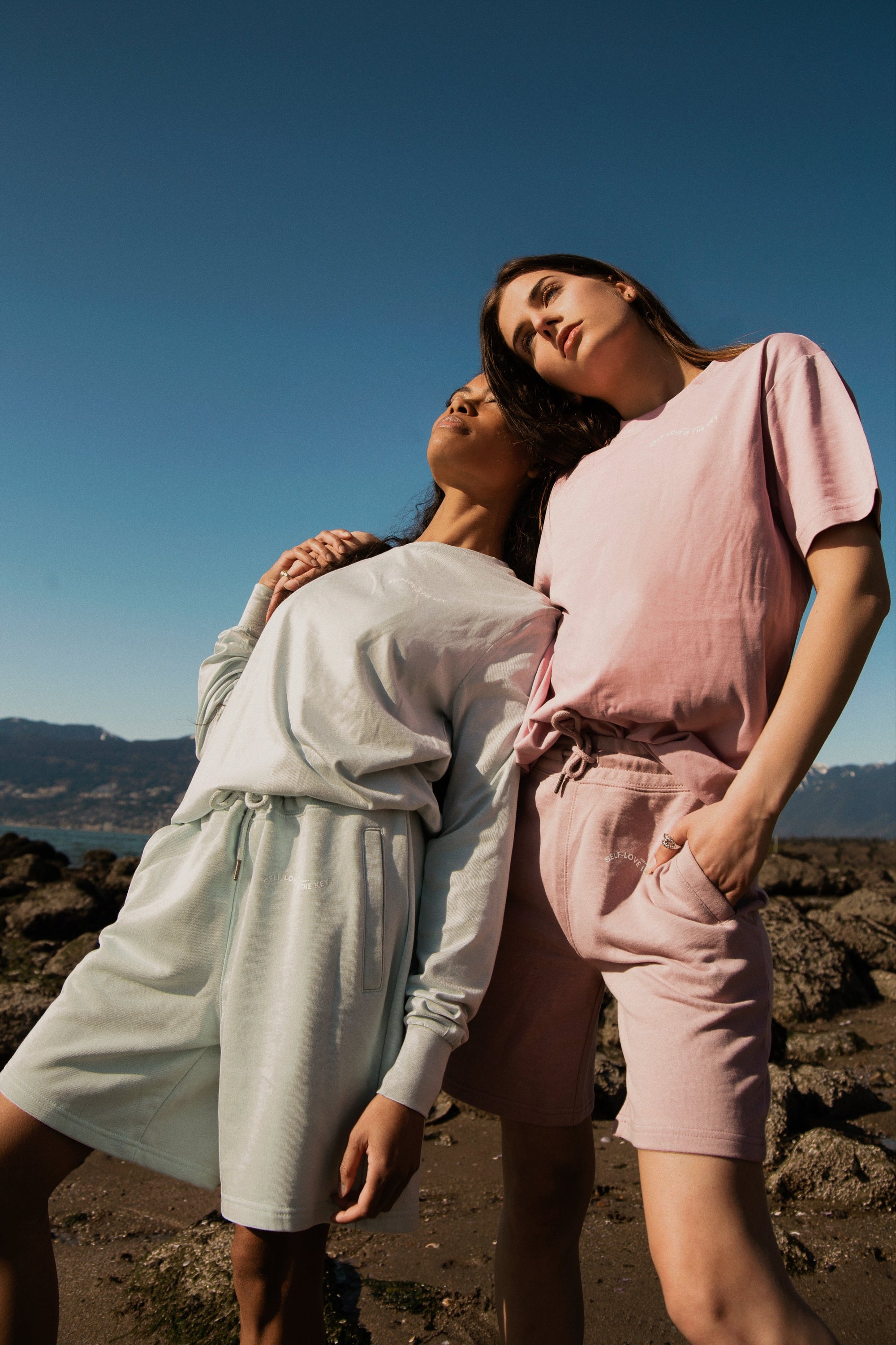 Gergana Ivanova - Organic Cotton Shorts - Sky -