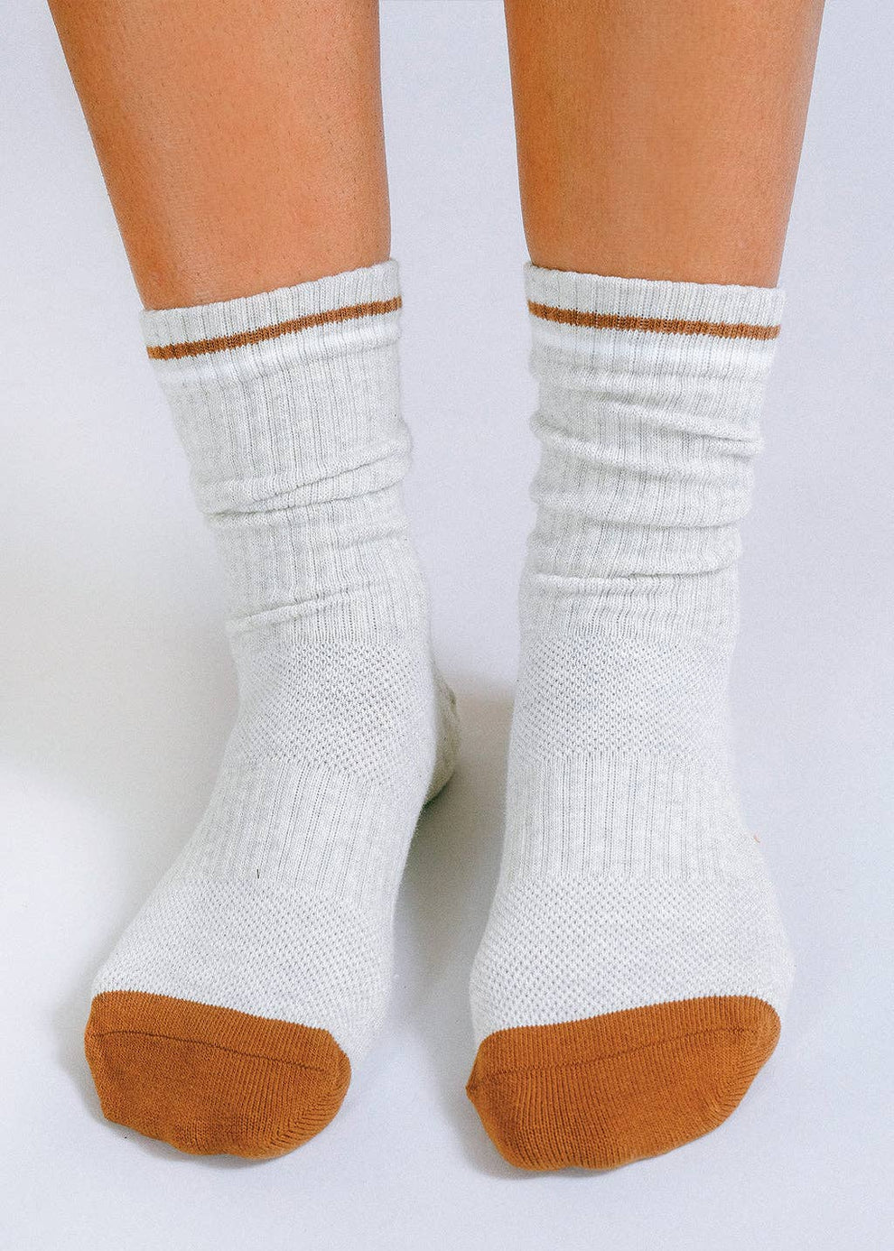 Tailored Union - Basal Crew Sock - Heather Grey -