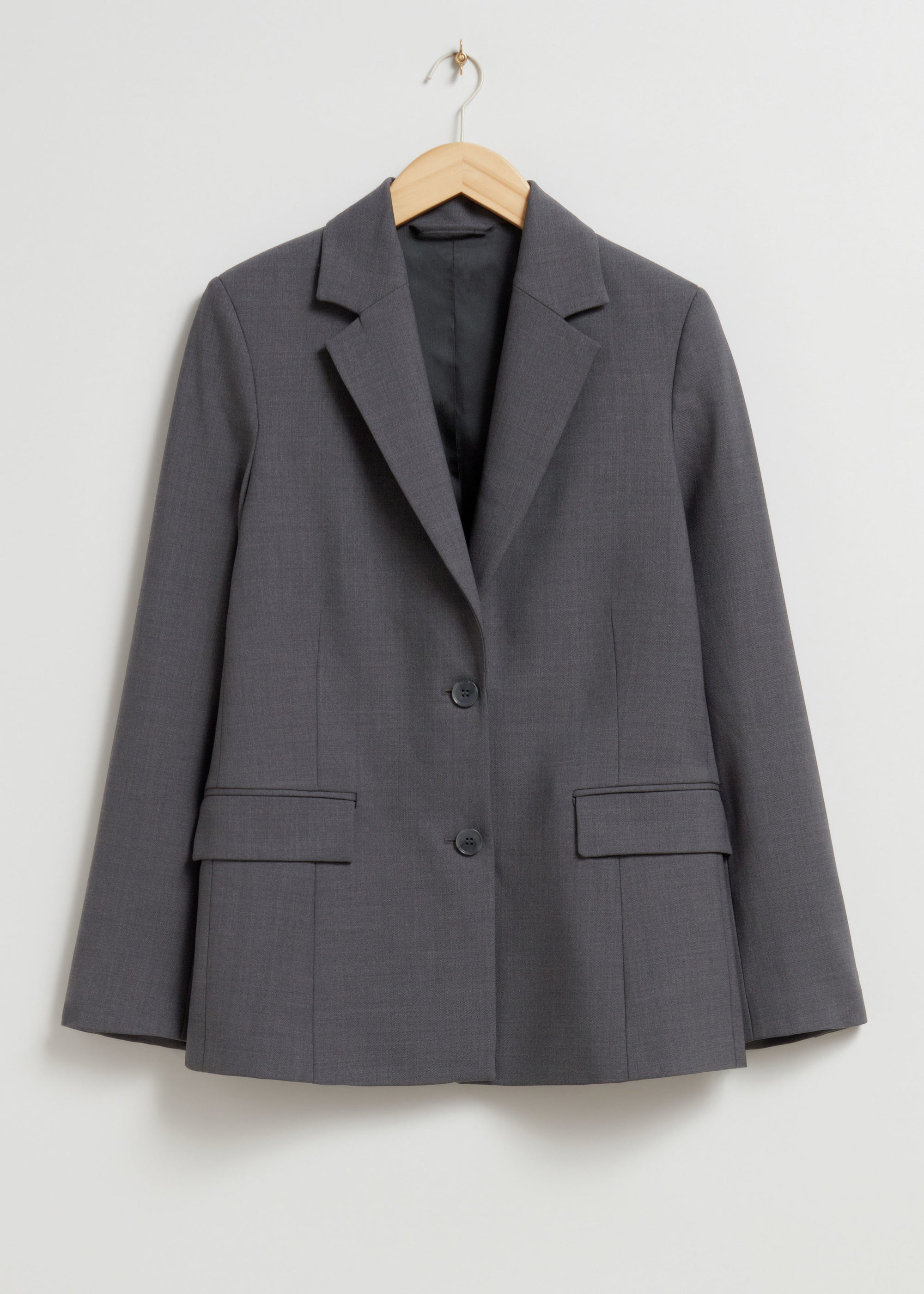 & Other Stories - Nadin Wool Blazer - Grey -